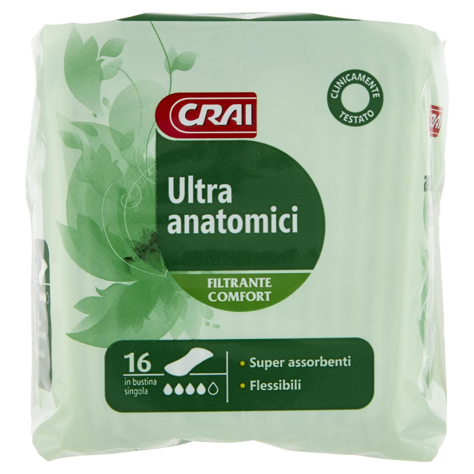 Crai Ultra anatomici 16 pz