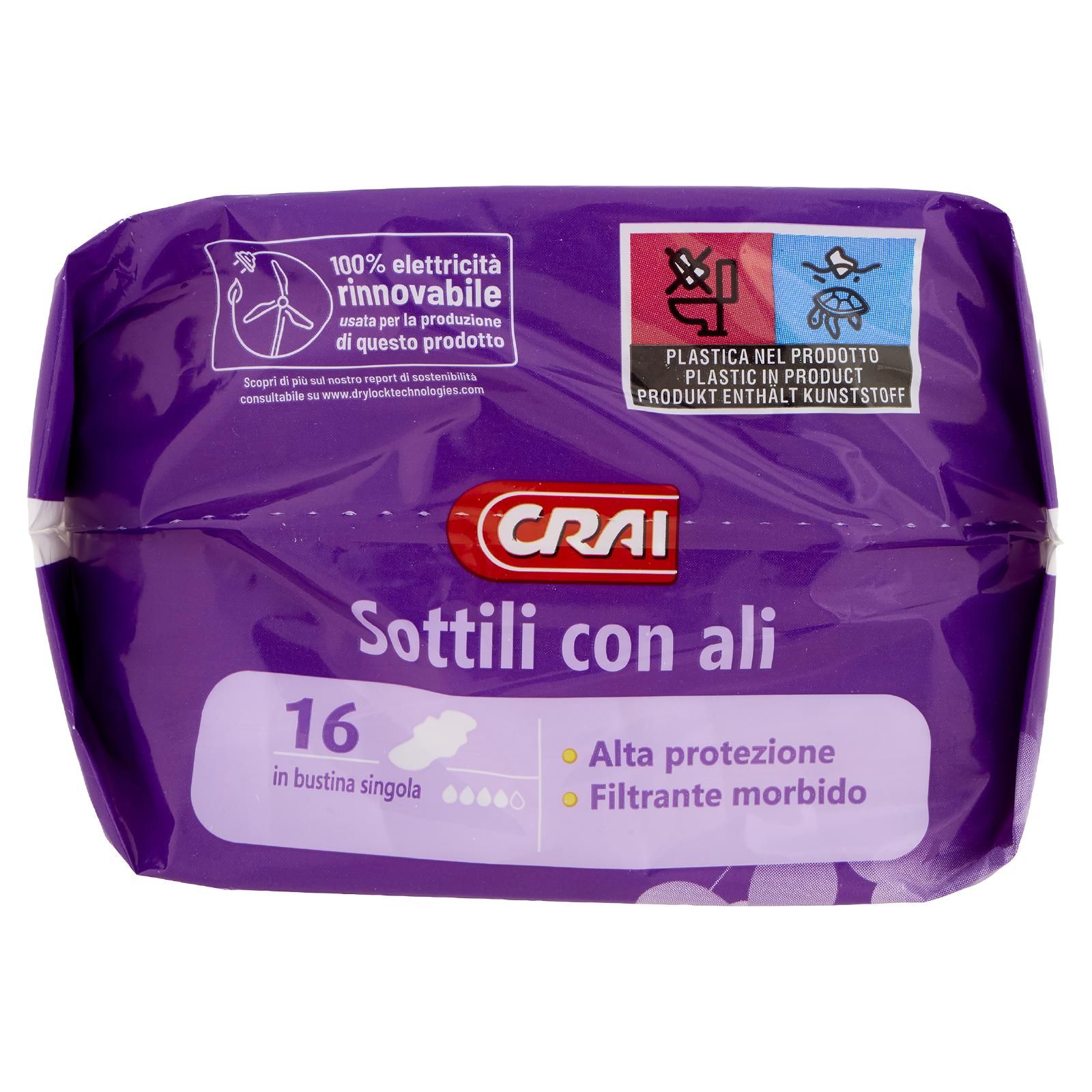 Crai Sottili con ali 16 pz