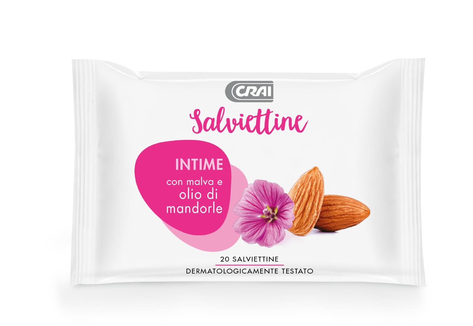 salviettine intime crai x20