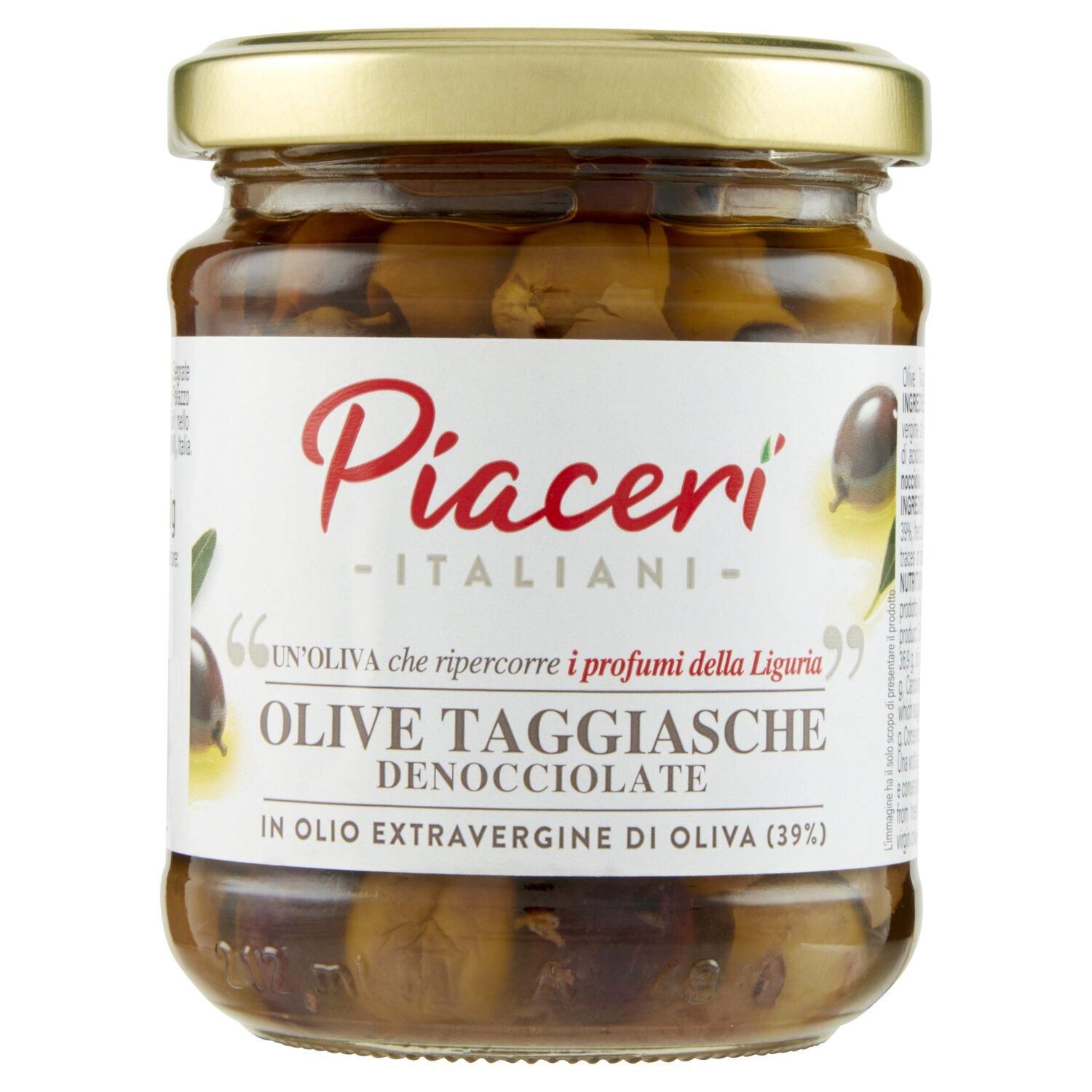 OLIVE TAGGIASCHE PIACERI ITALIANI DENOCCIOLATE G180