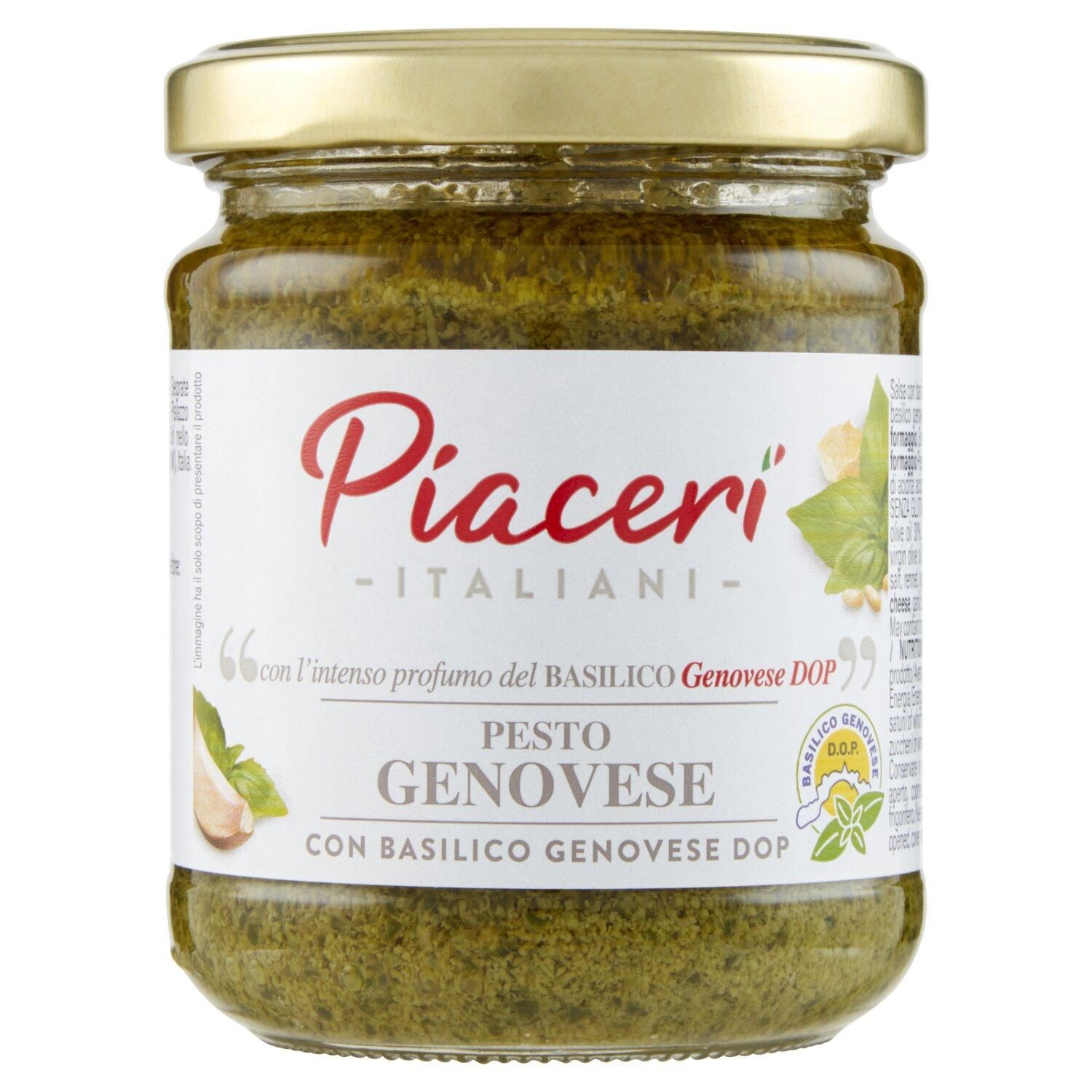 pesto genovese piaceri italiani grammi 180