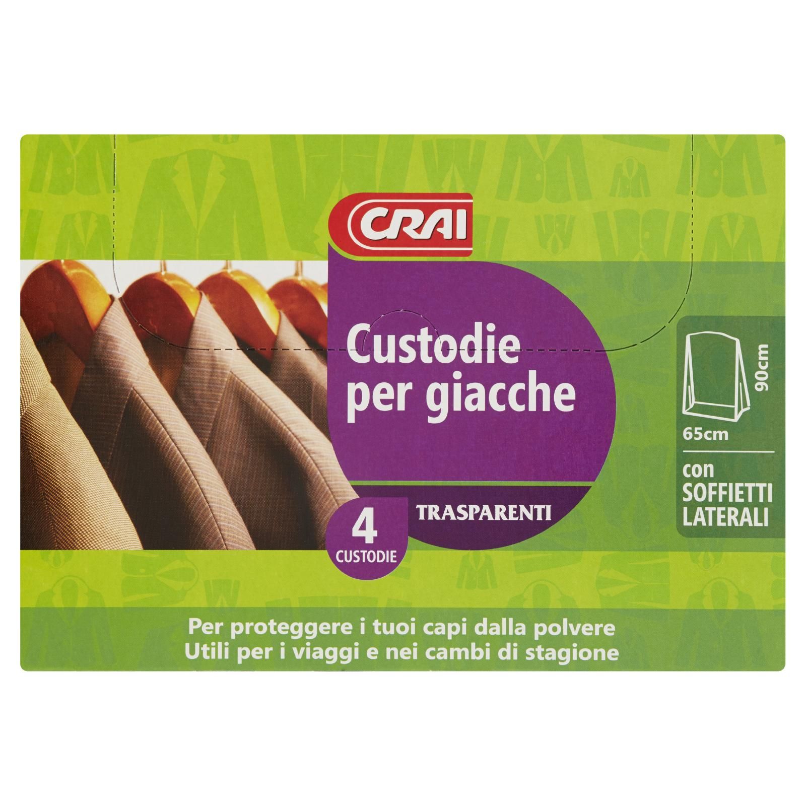 Crai Custodie per giacche 65 x 90 cm 4 pz