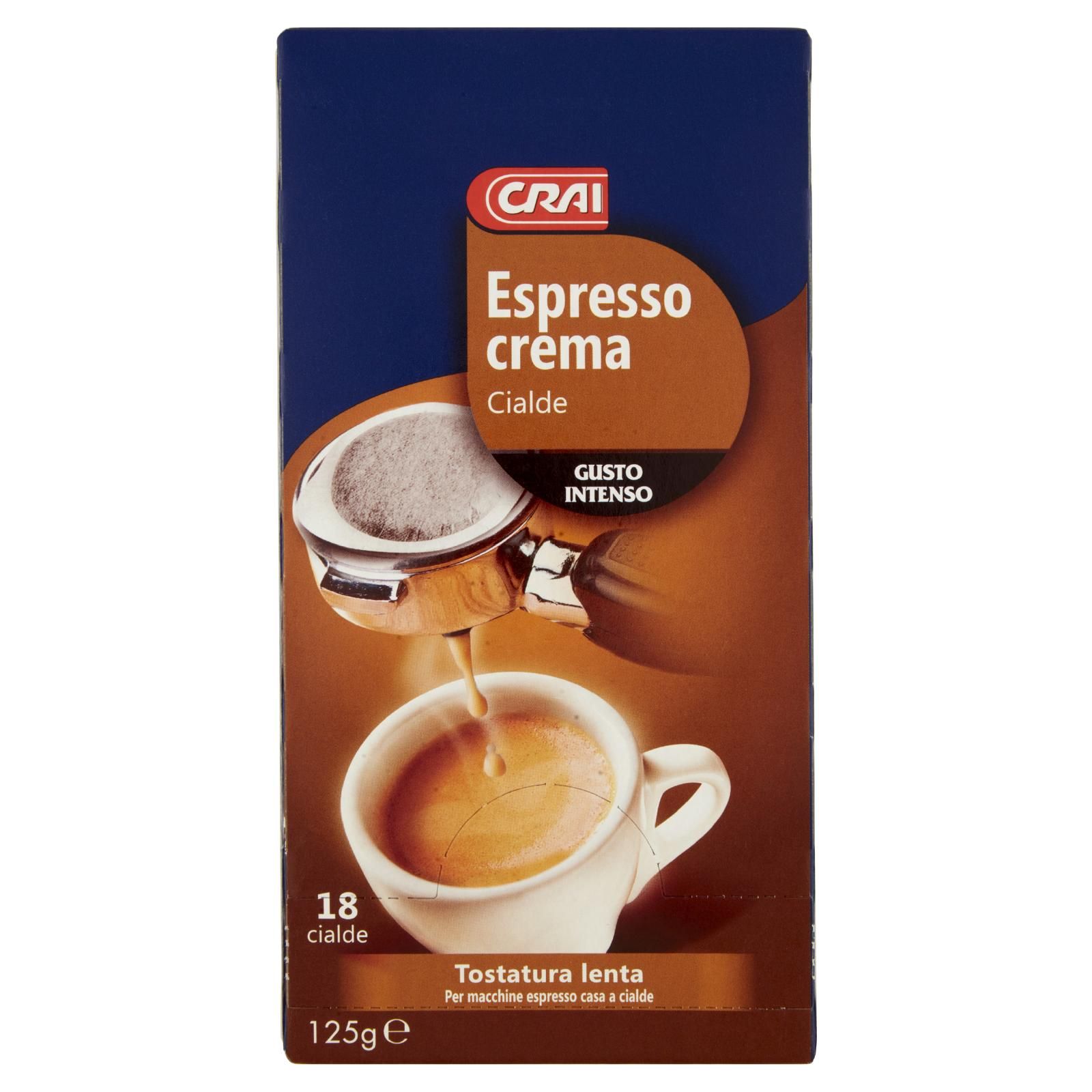 Crai Espresso crema Cialde Gusto Intenso 18 cialde 125 g