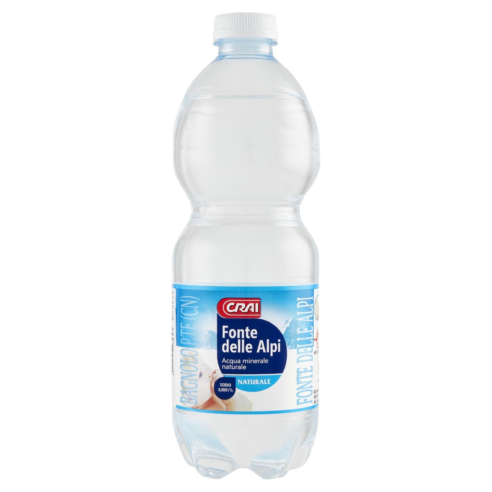 Crai Fonte delle Alpi Acqua minerale naturale Naturale 500 ml