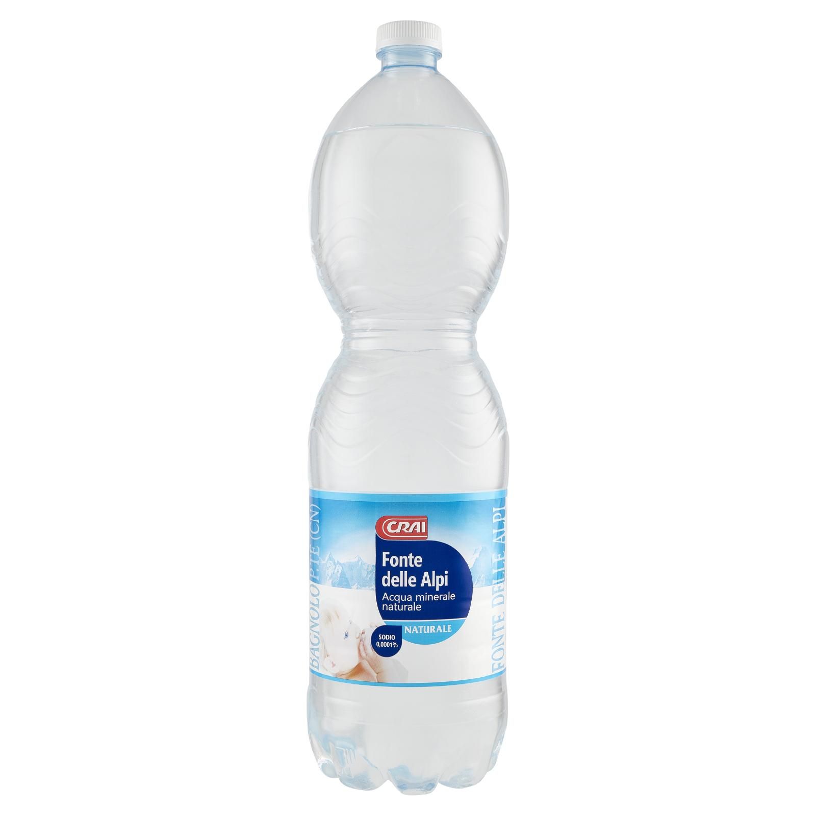 Crai Fonte delle Alpi Acqua minerale naturale Naturale 1,5 L