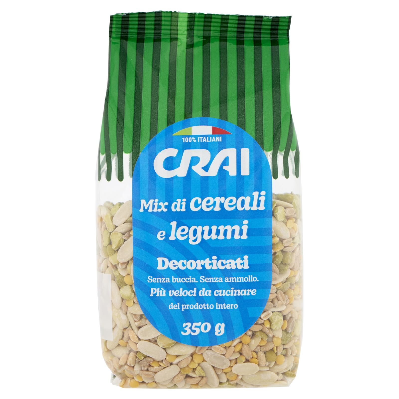 Crai Mix di cereali e legumi Decorticati 350 g