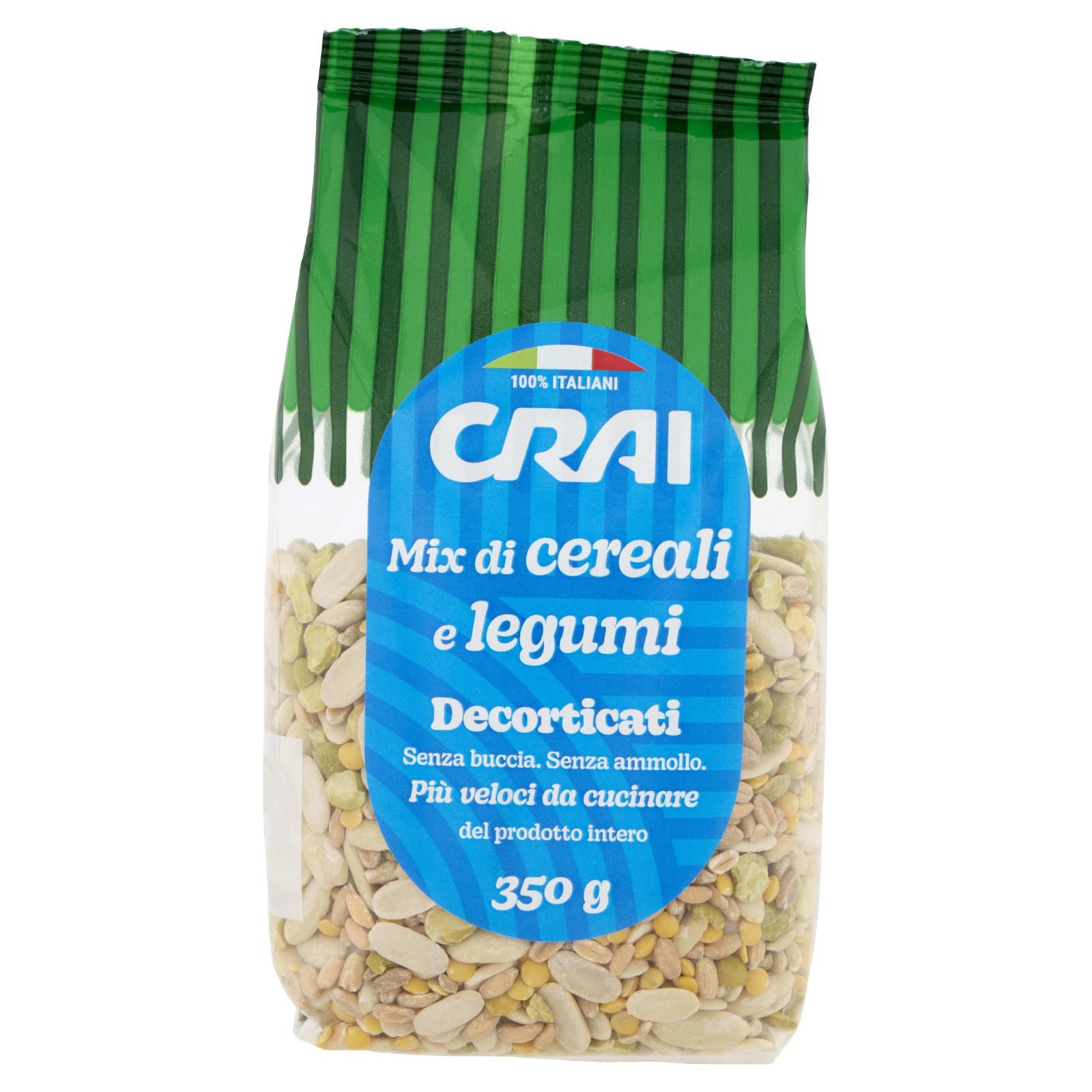 Crai Mix di cereali e legumi Decorticati 350 g
