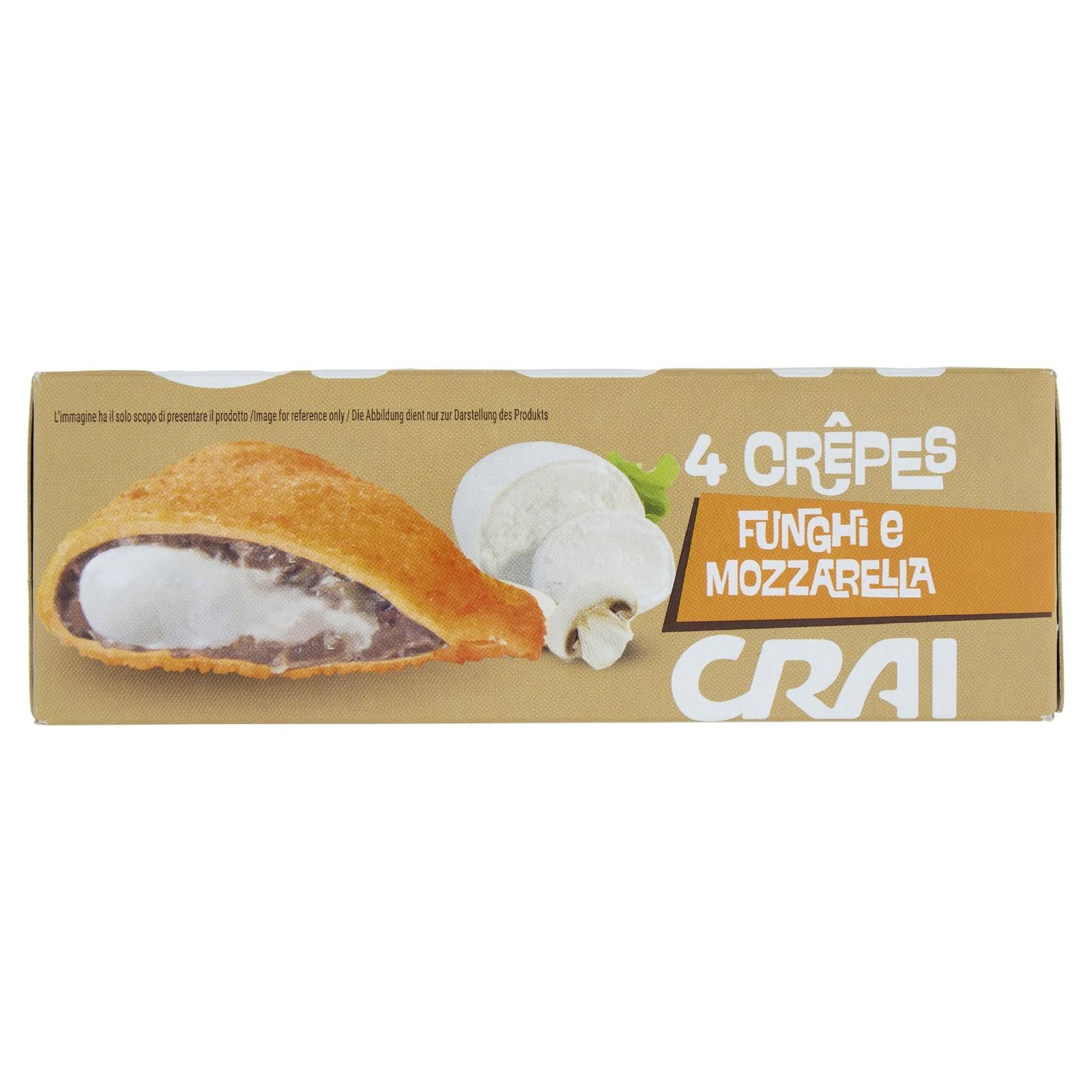 Crai 4 Crêpes Funghi e Mozzarella 4 x 62,5 g