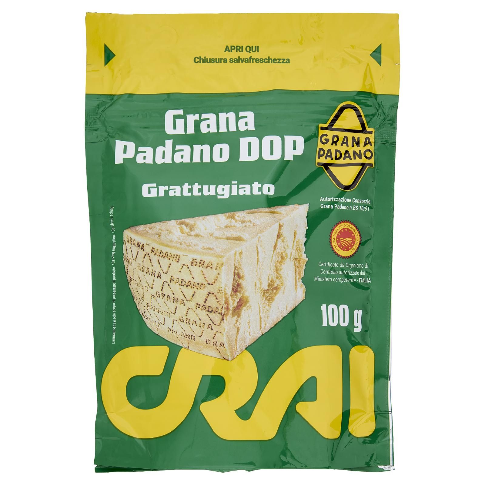 Crai  Grana Padano DOP Grattugiato 100 g