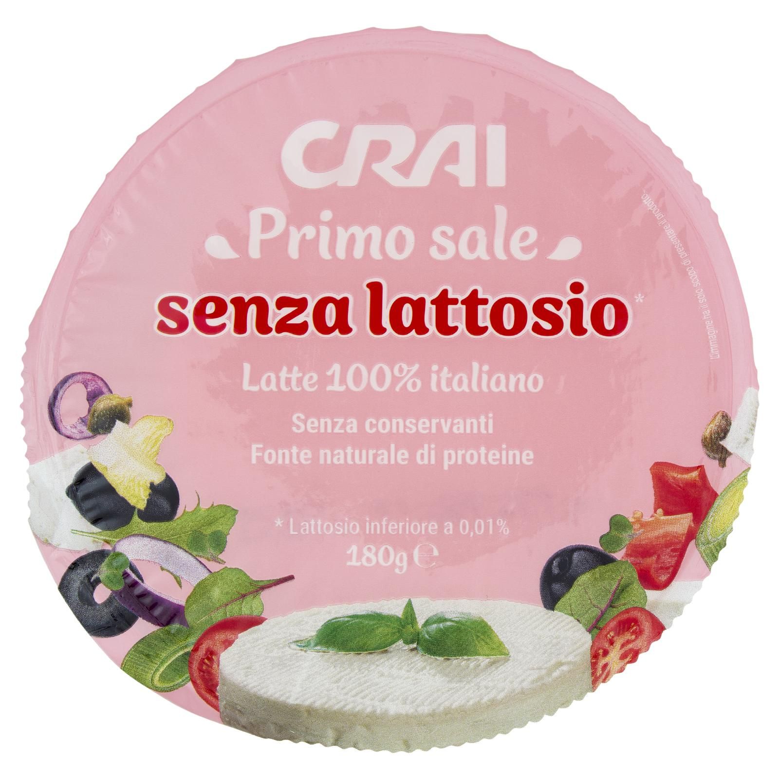 Crai Primo sale senza lattosio* 180 g