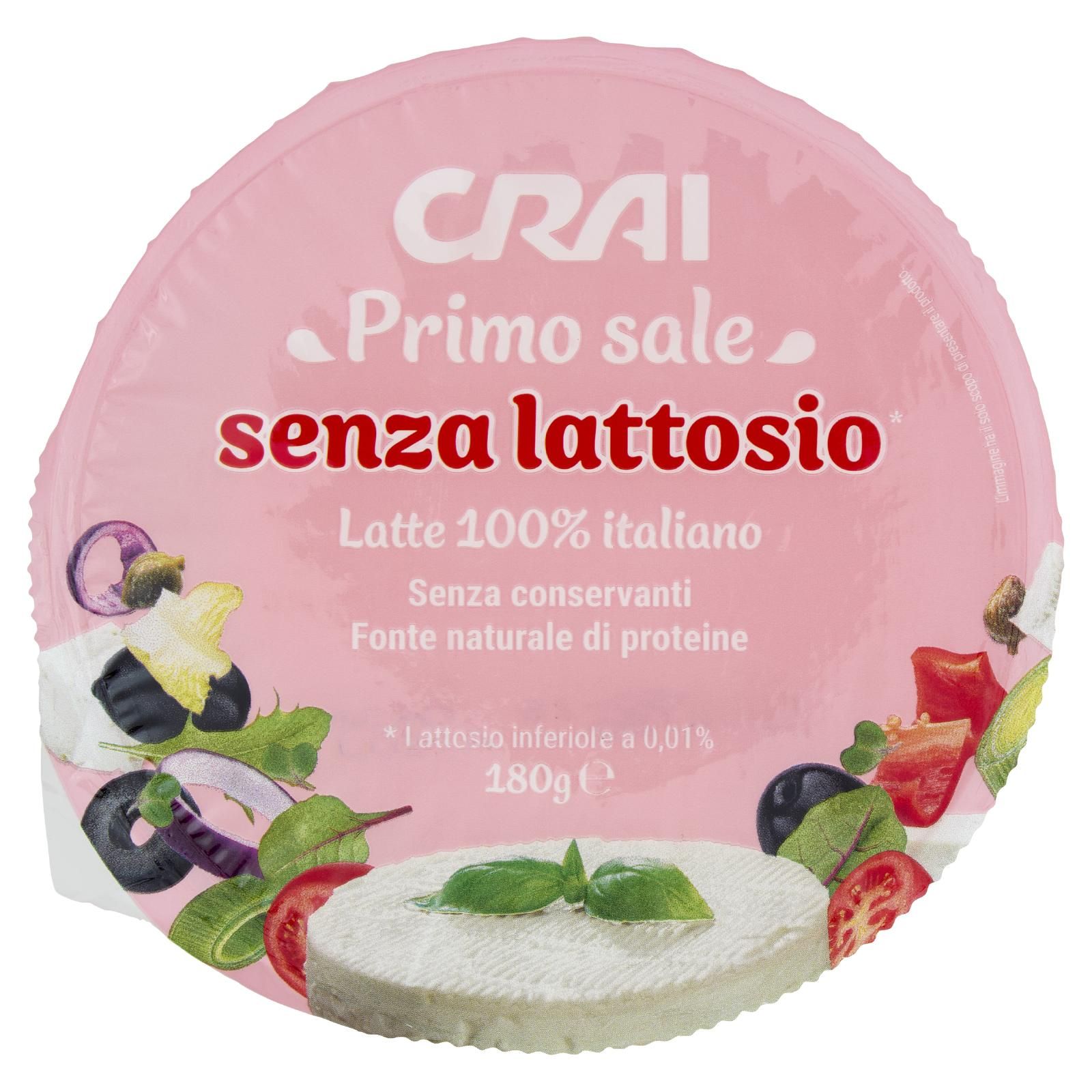 Crai Primo sale senza lattosio* 180 g