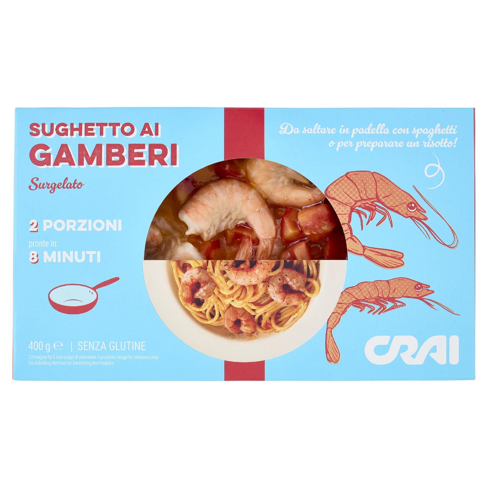 Crai Sughetto Ai Gamberi Surgelato 400 g