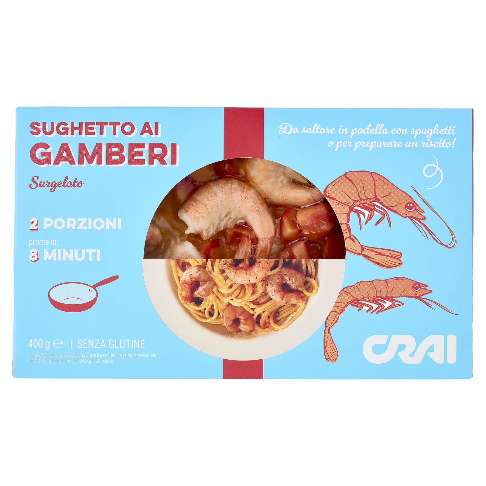 Crai Sughetto Ai Gamberi Surgelato 400 g