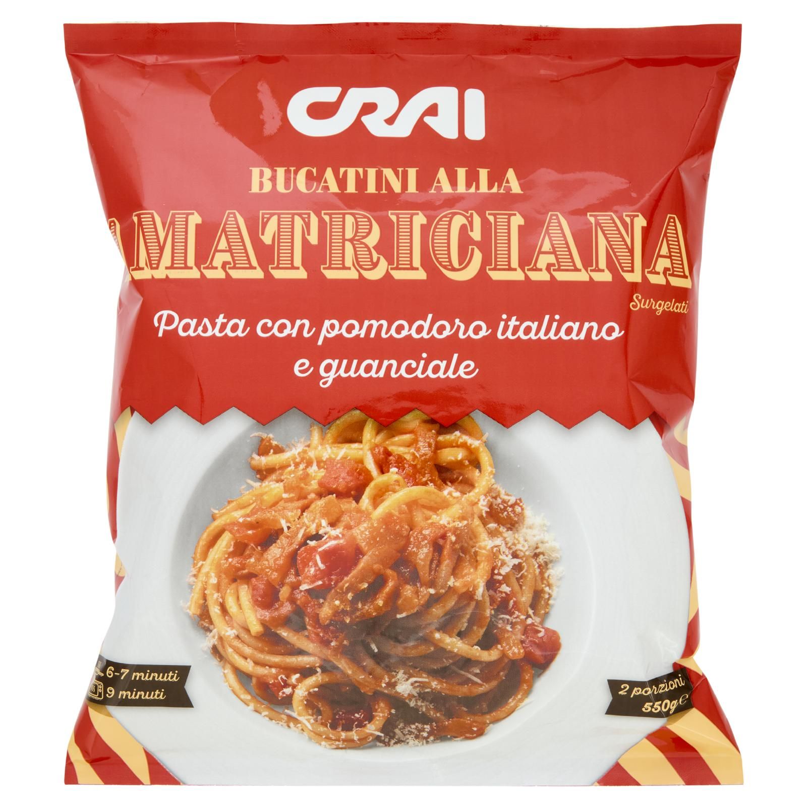 Crai Bucatini alla Amatriciana Surgelati 550 g