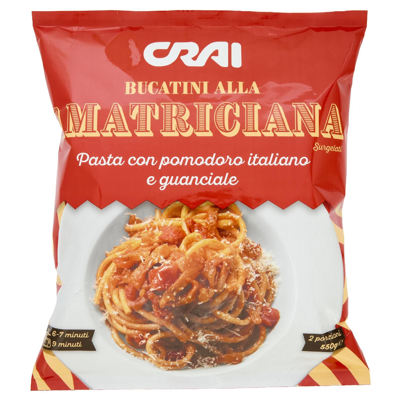 Crai Bucatini alla Amatriciana Surgelati 550 g
