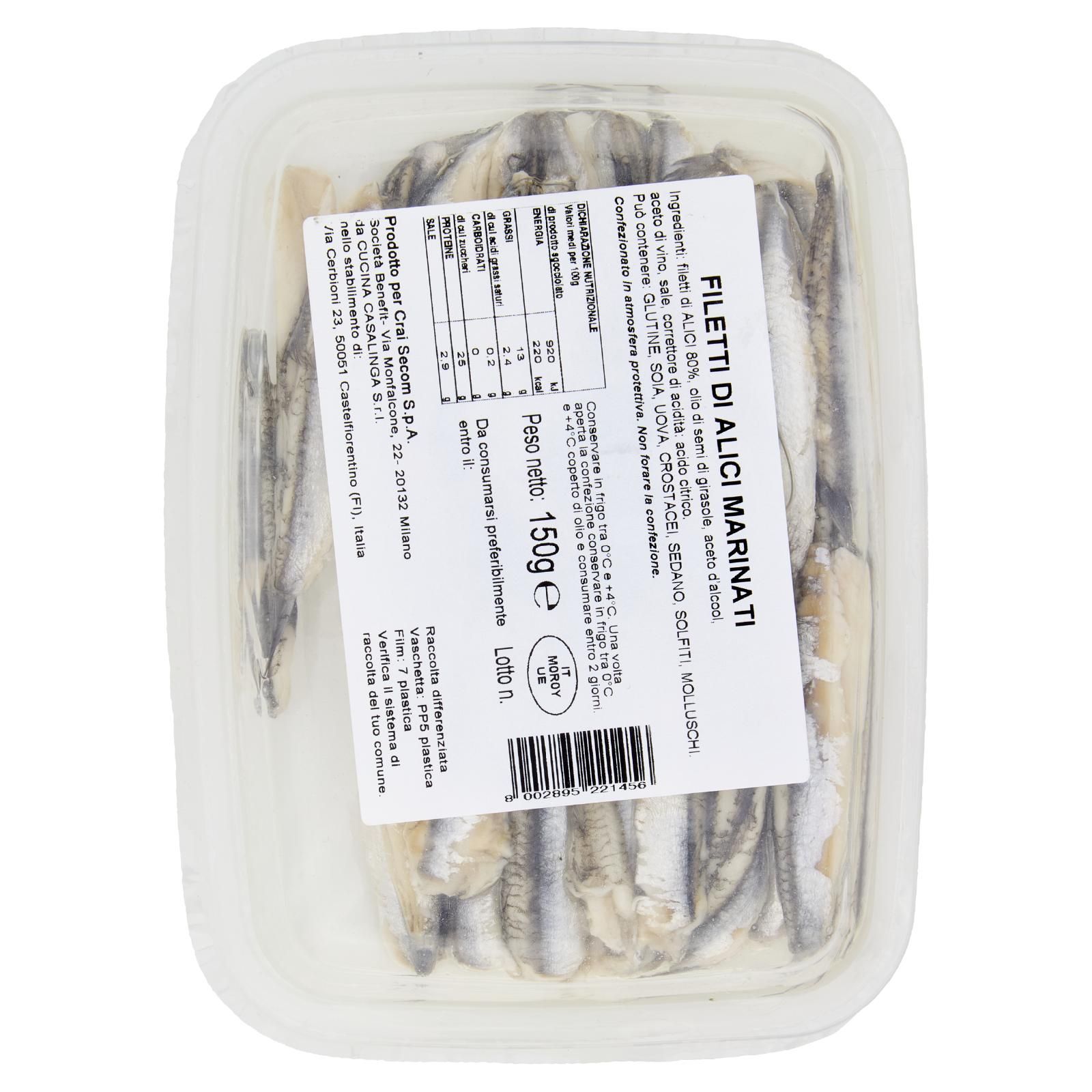 Crai la Pescheria Alici Marinate 150 g