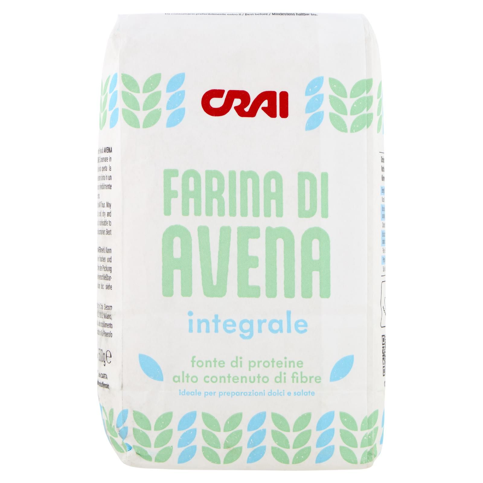Crai Farina di Avena integrale 500 g