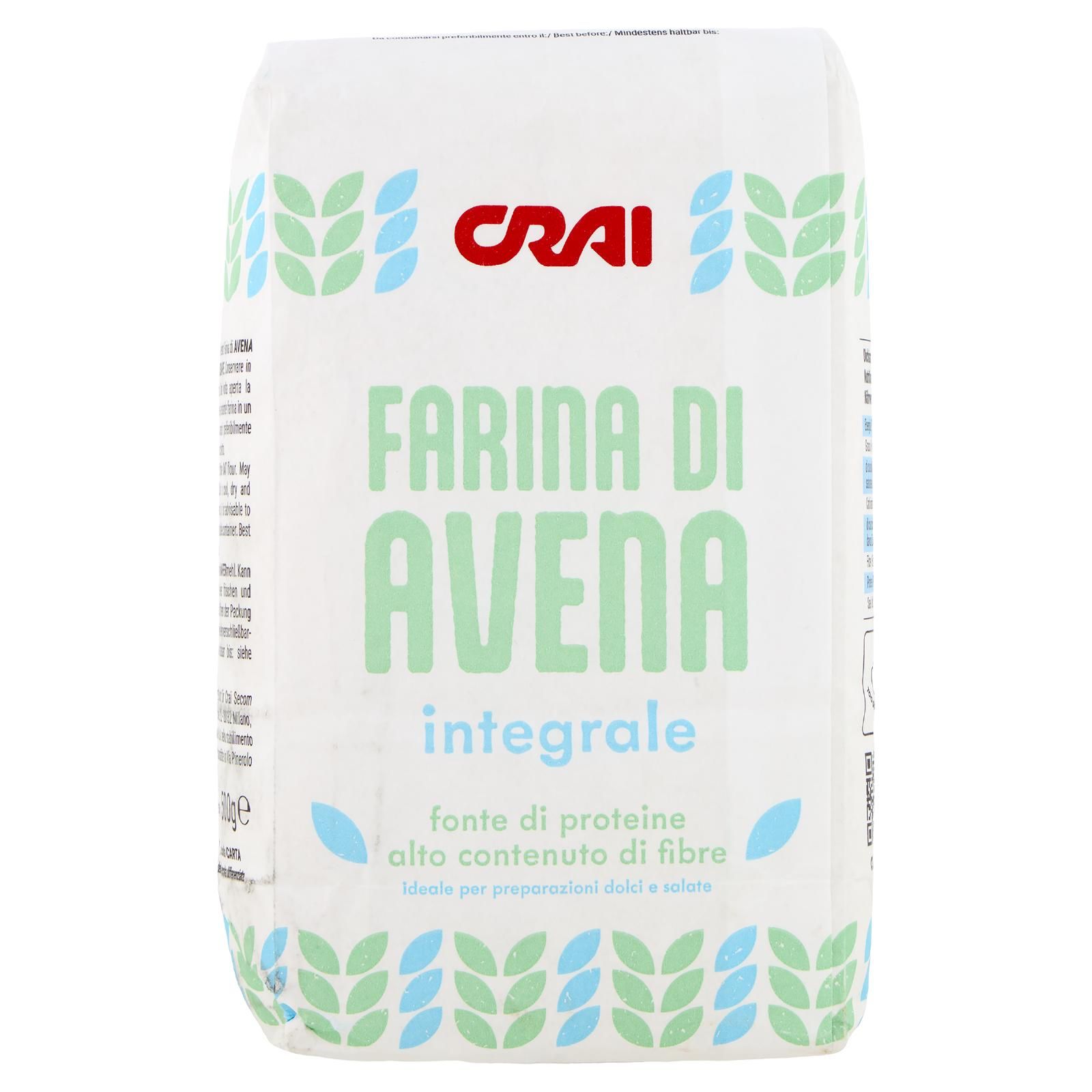 Crai Farina di Avena integrale 500 g