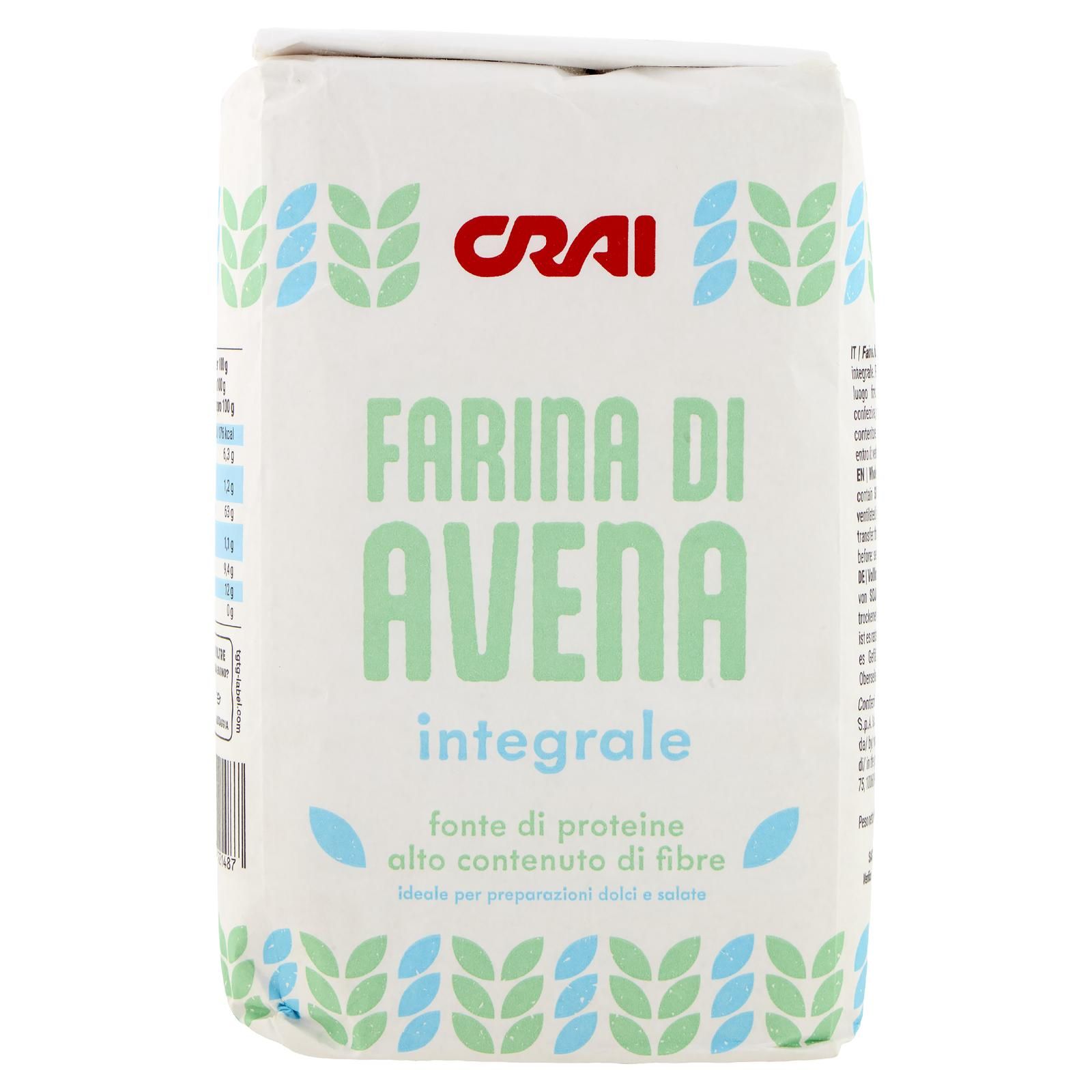 Crai Farina di Avena integrale 500 g