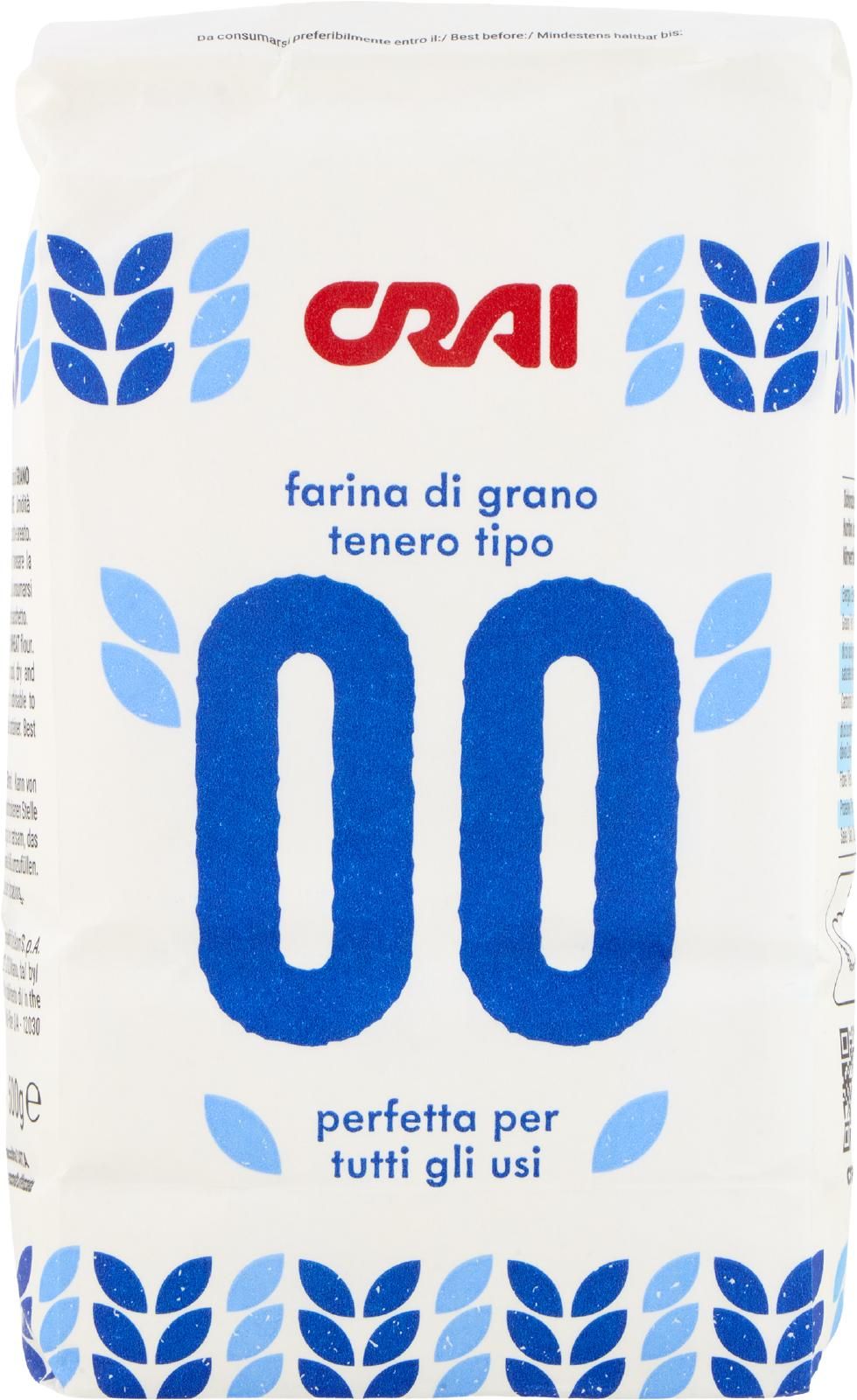 Crai farina di grano tenero tipo 00 500 g
