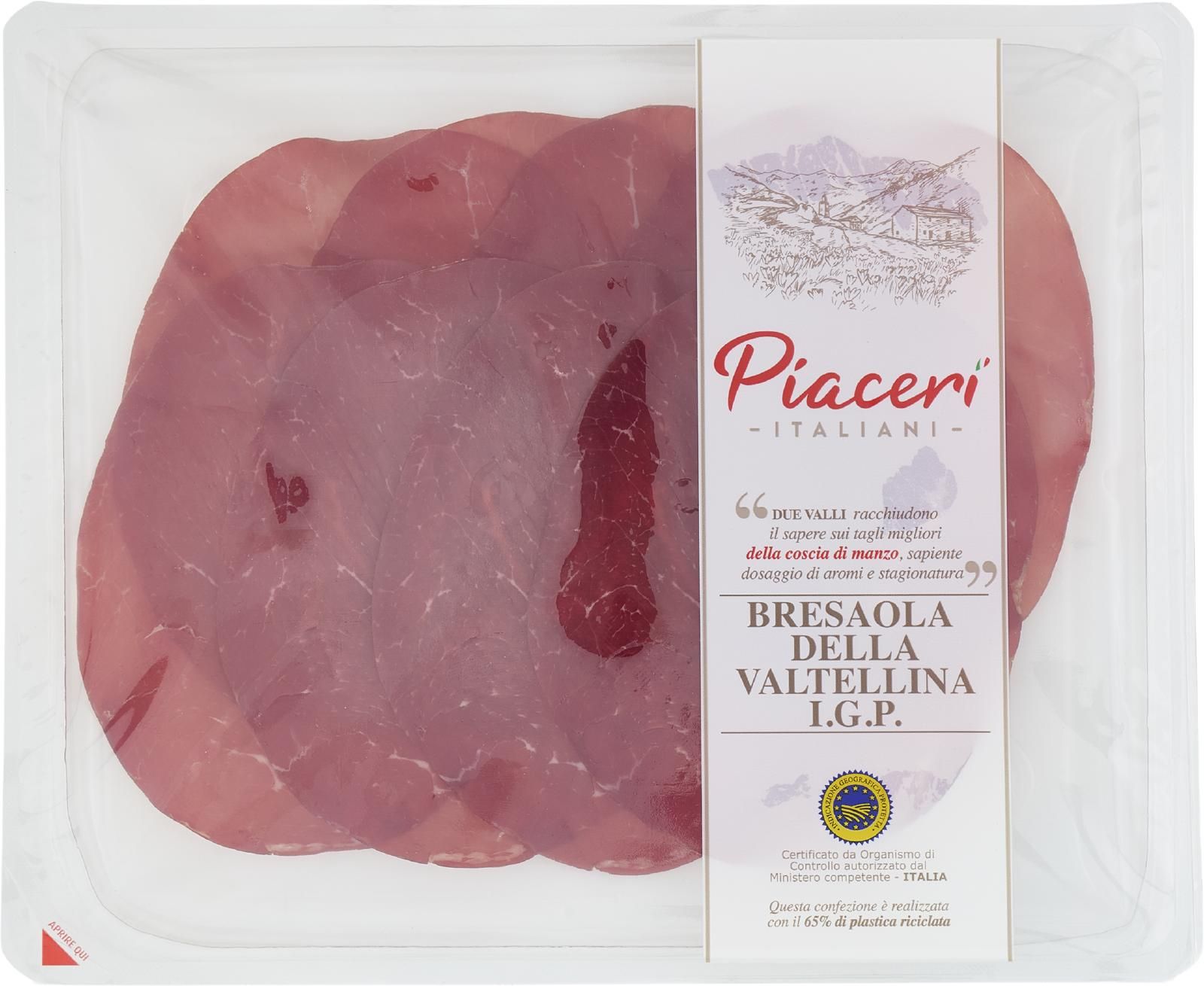 Piaceri Italiani Bresaola della Valtellina I.G.P. 90 g