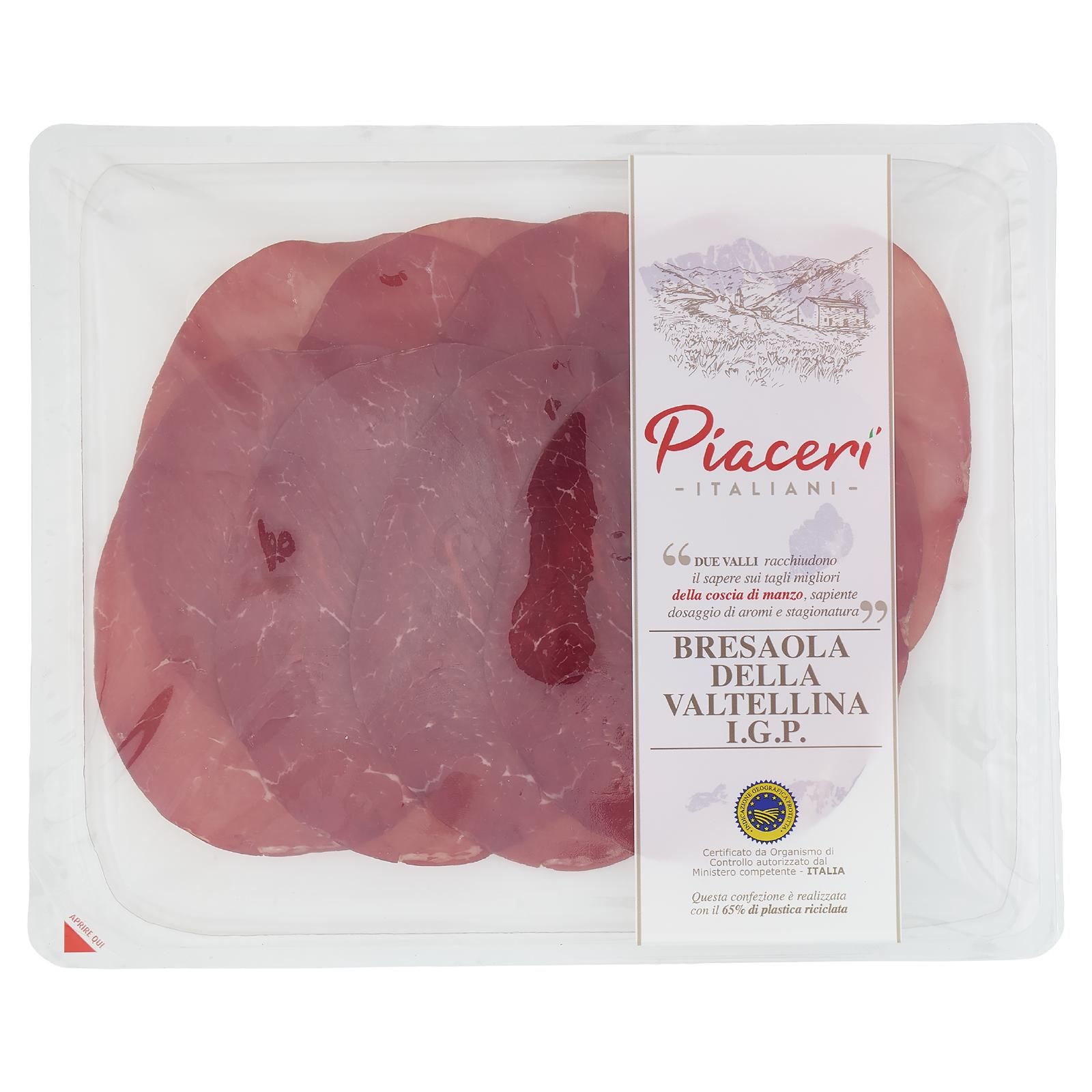 Piaceri Italiani Bresaola della Valtellina I.G.P. 90 g