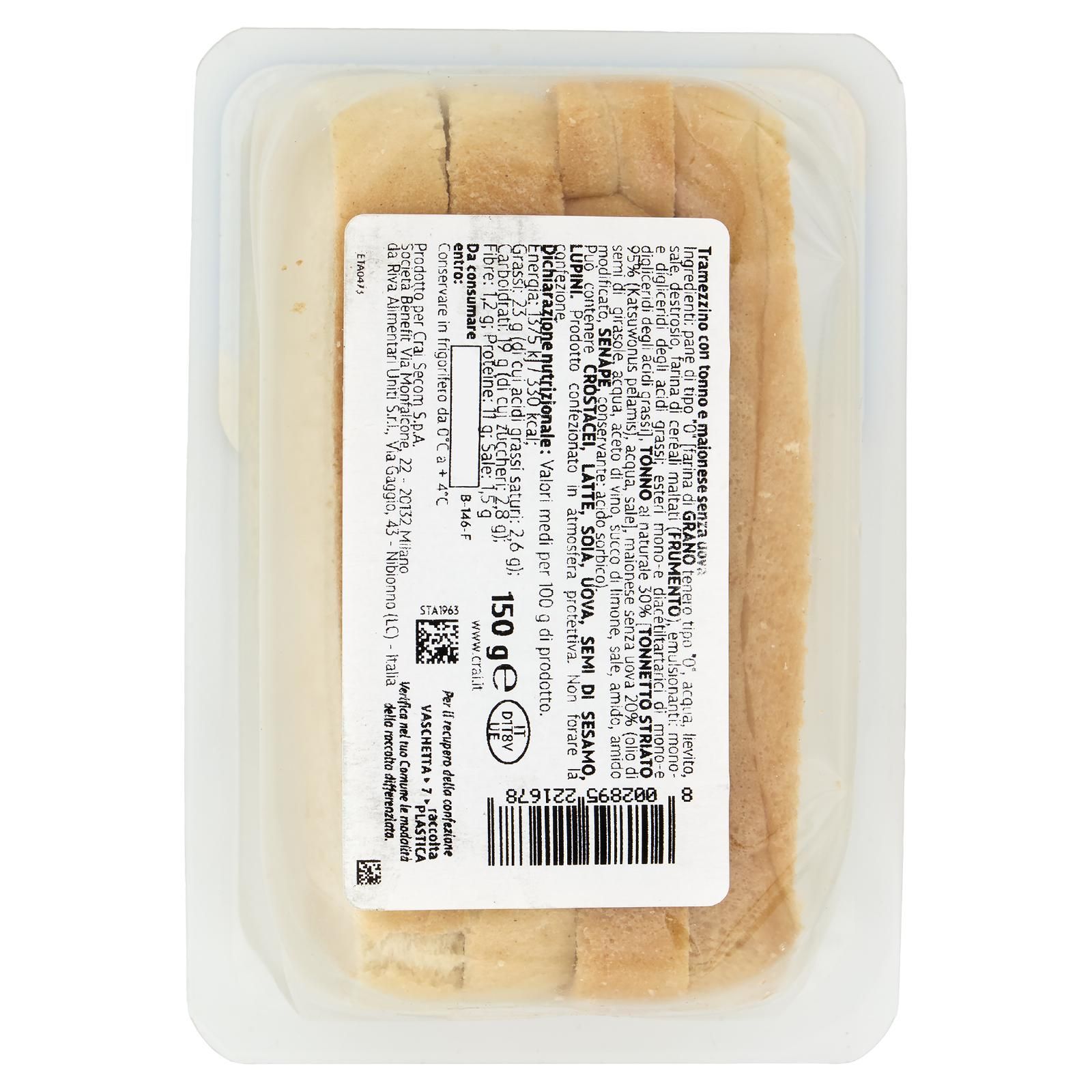 Crai Tramezzini Tonno 150 g