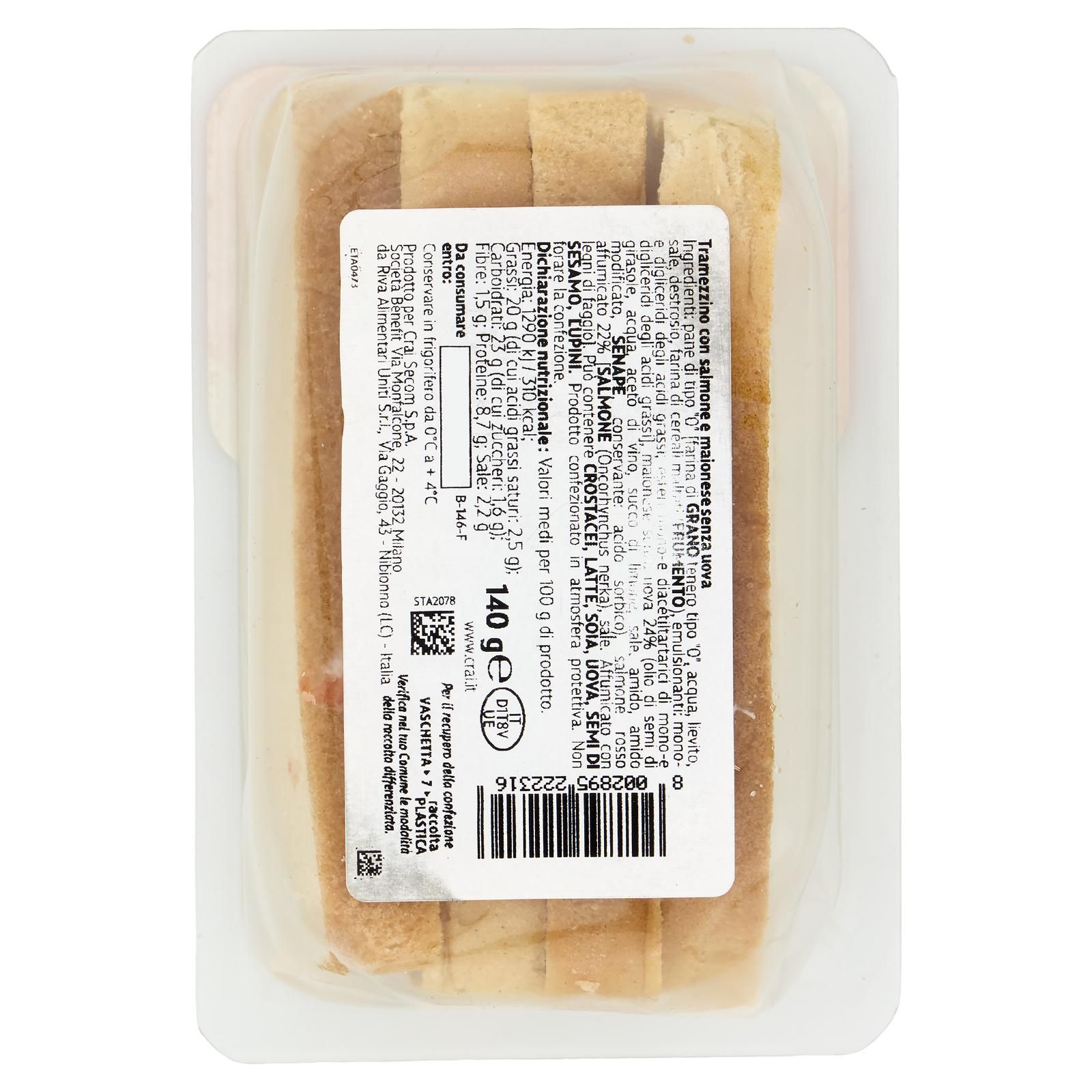 Crai Tramezzini Salmone 140 g