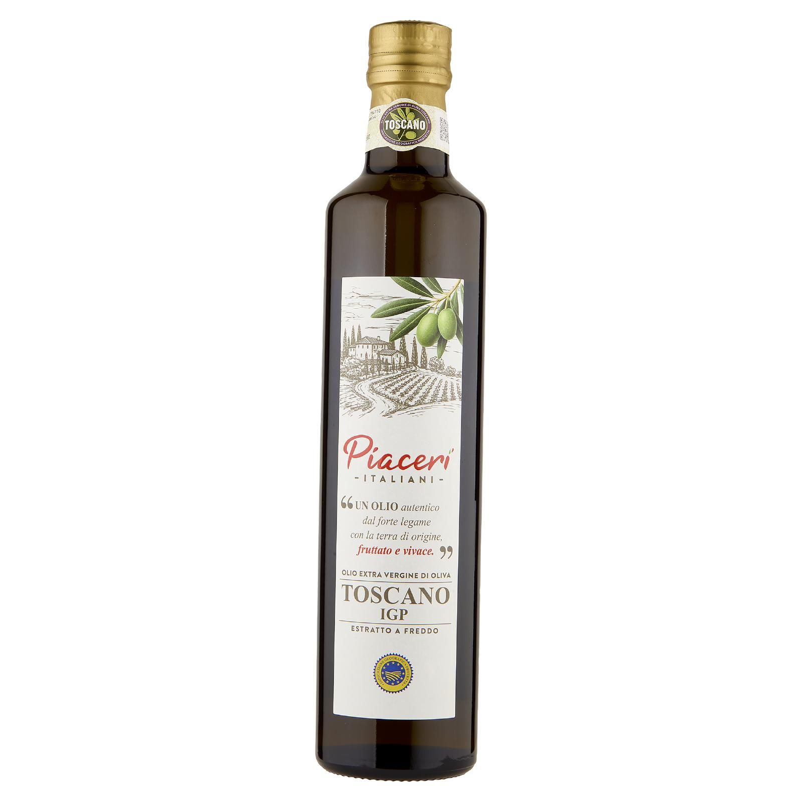 Piaceri Italiani Olio Extra Vergine di Oliva Toscano IGP 500 ml