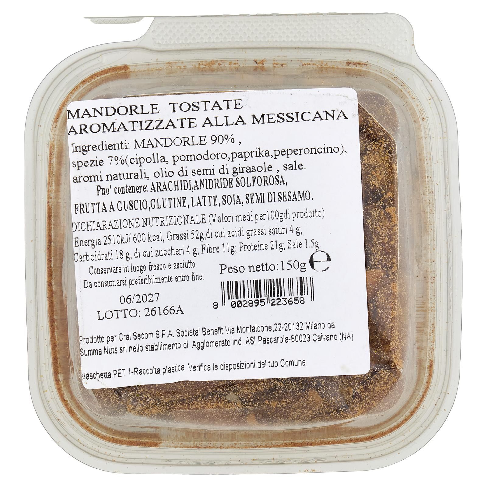 Crai Mandorle aromatizzate e tostate alla Messicana 150 g