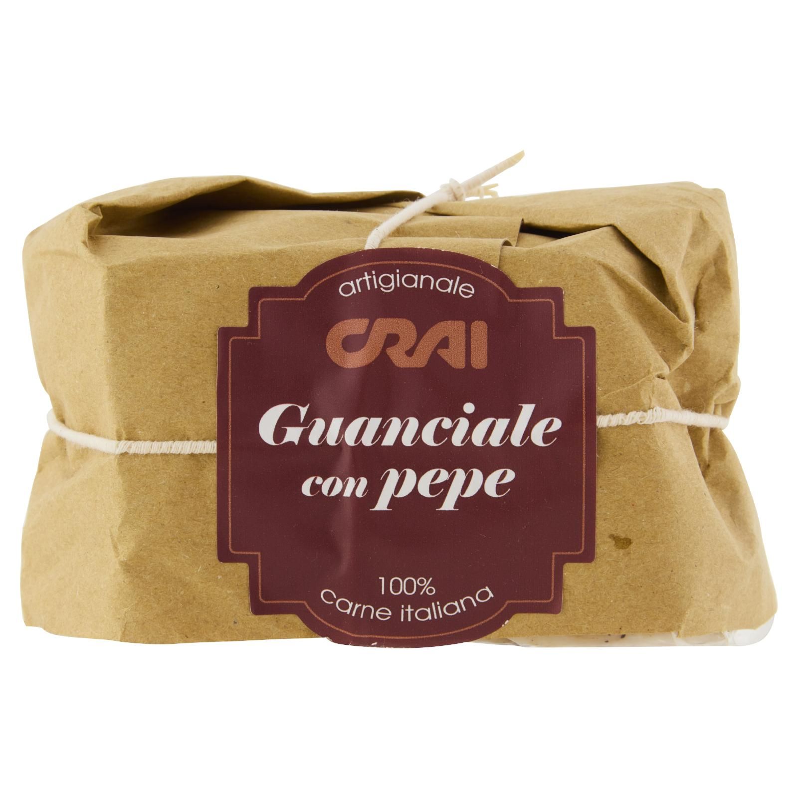 Crai Guanciale con pepe 350 g
