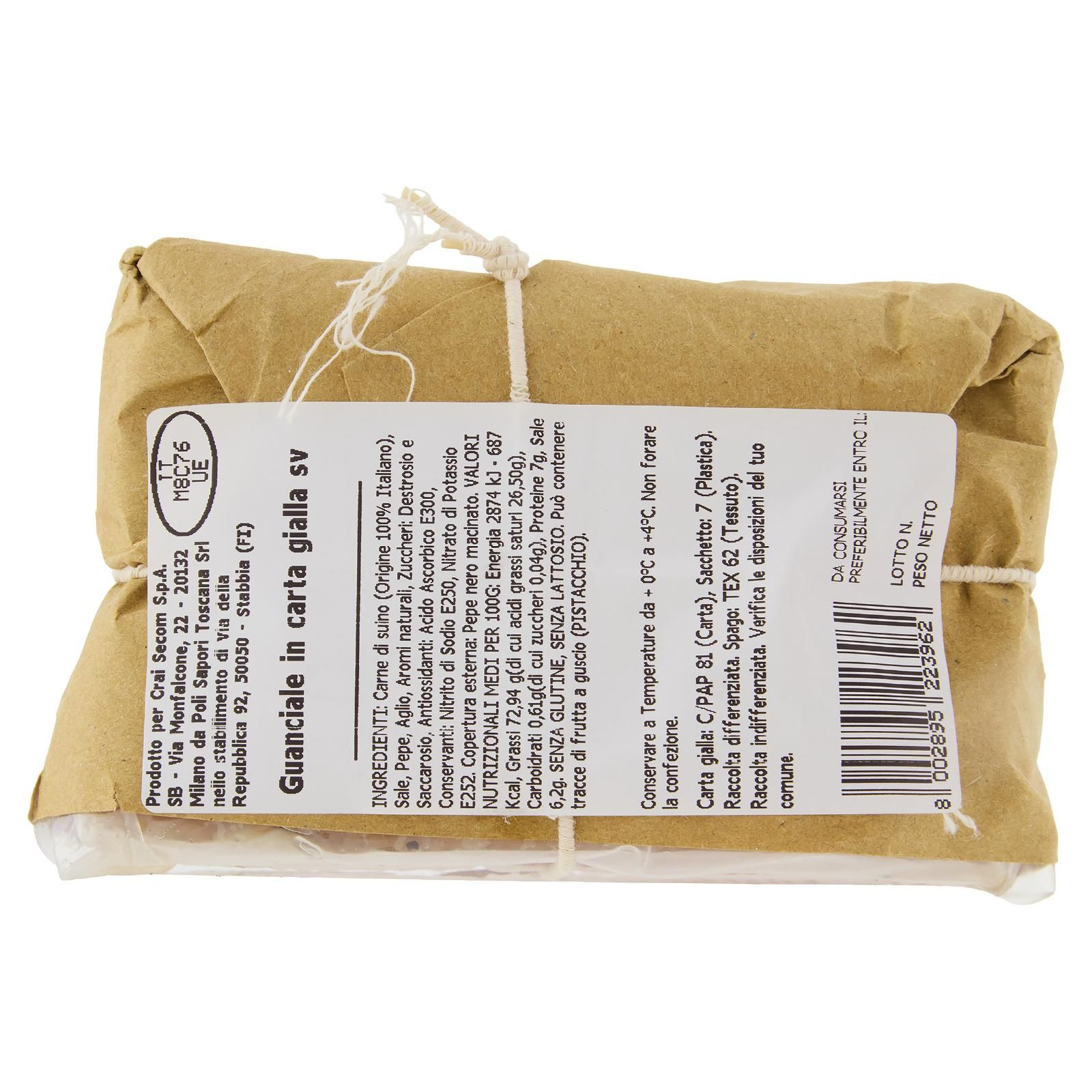 Crai Guanciale con pepe 350 g