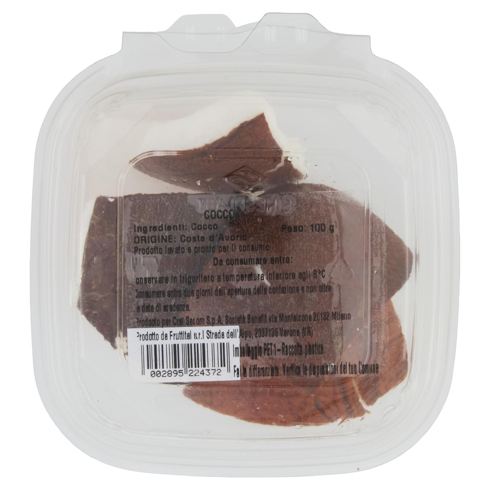 Crai frutta Cocco a pezzi 100 g