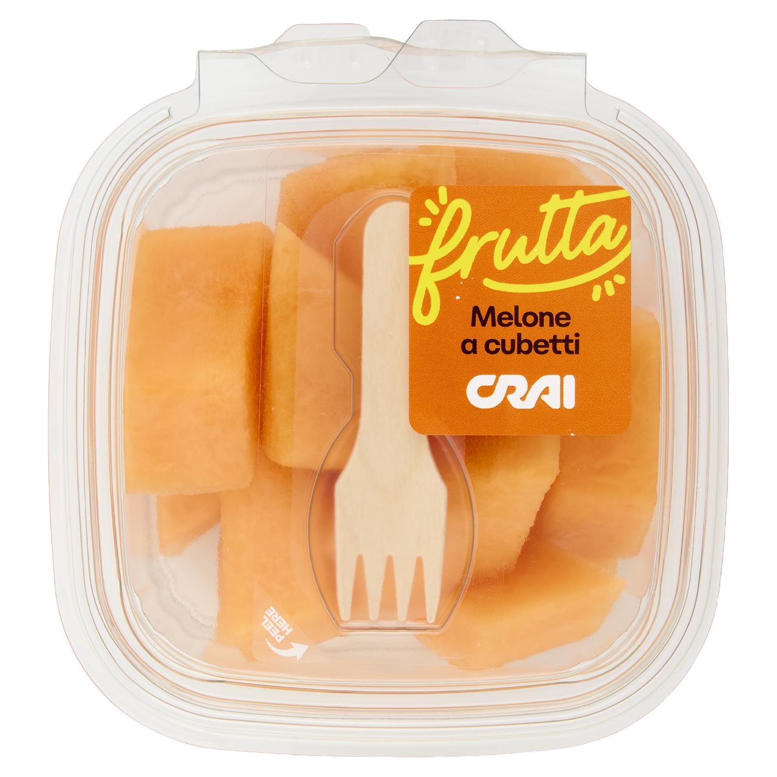 Crai frutta Melone a cubetti 250 g