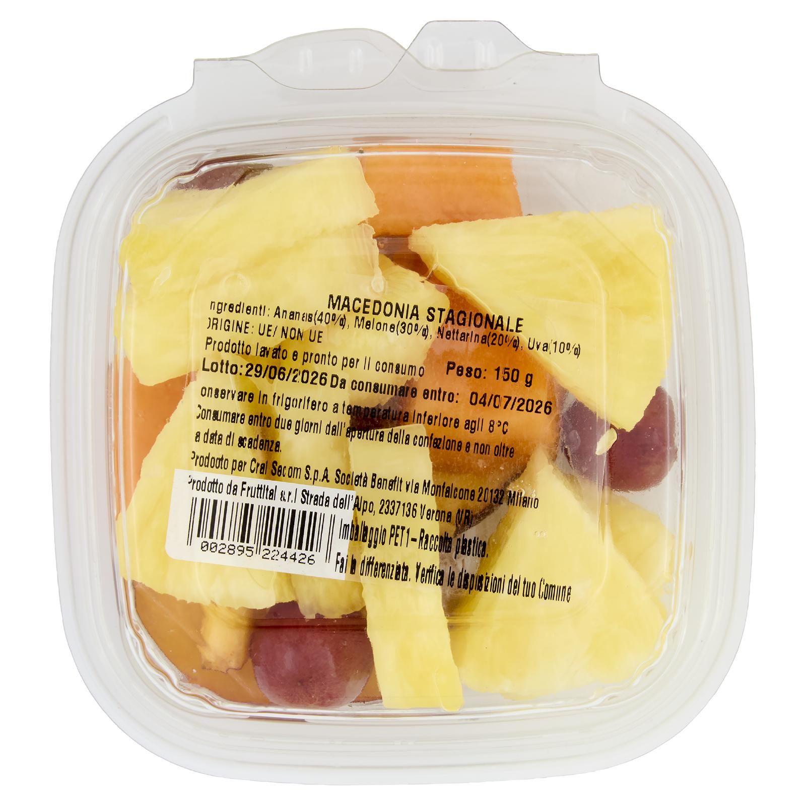 Crai frutta Macedonia stagionale 150 g