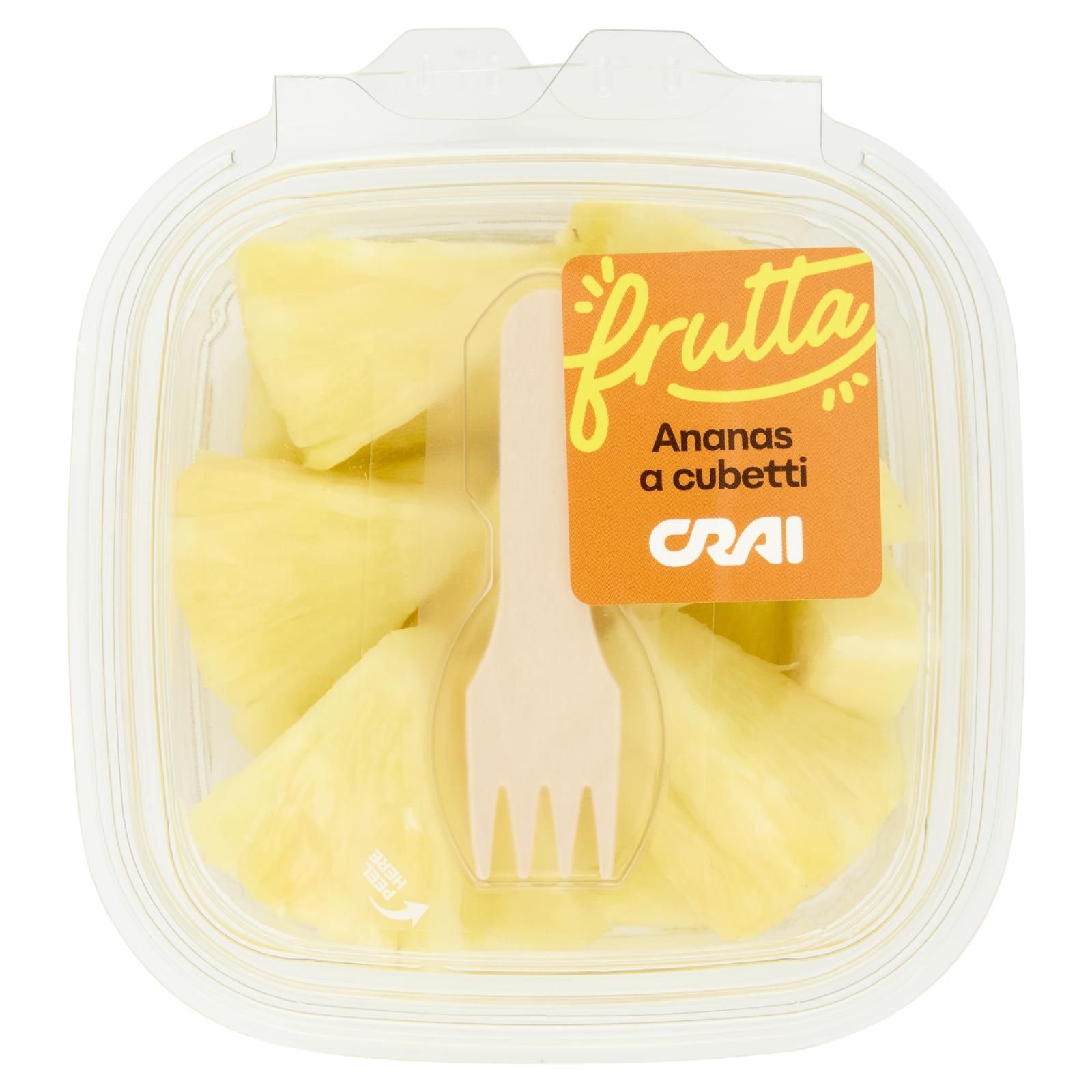 Crai frutta Ananas a cubetti 150 g