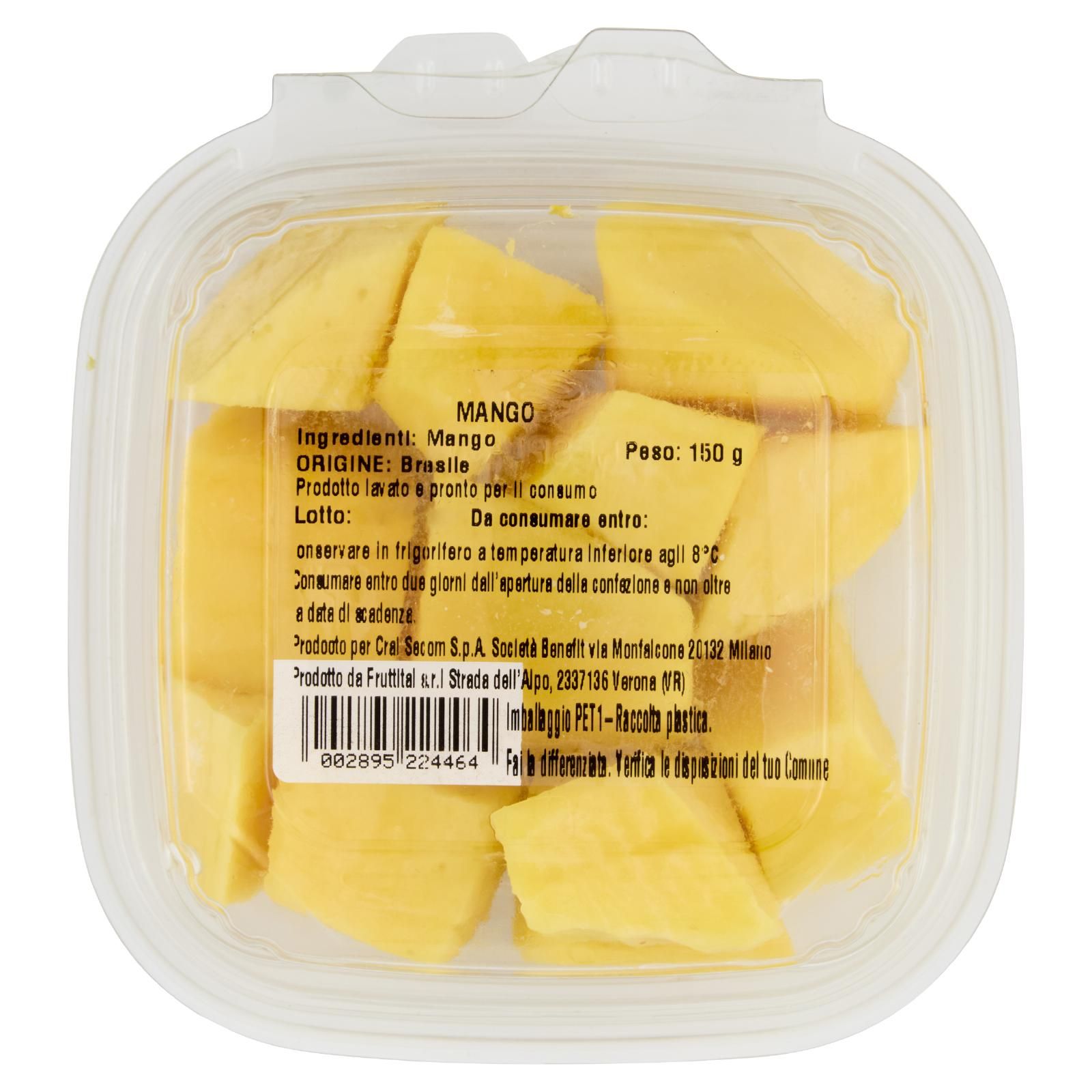 Crai frutta Mango a cubetti 150 g