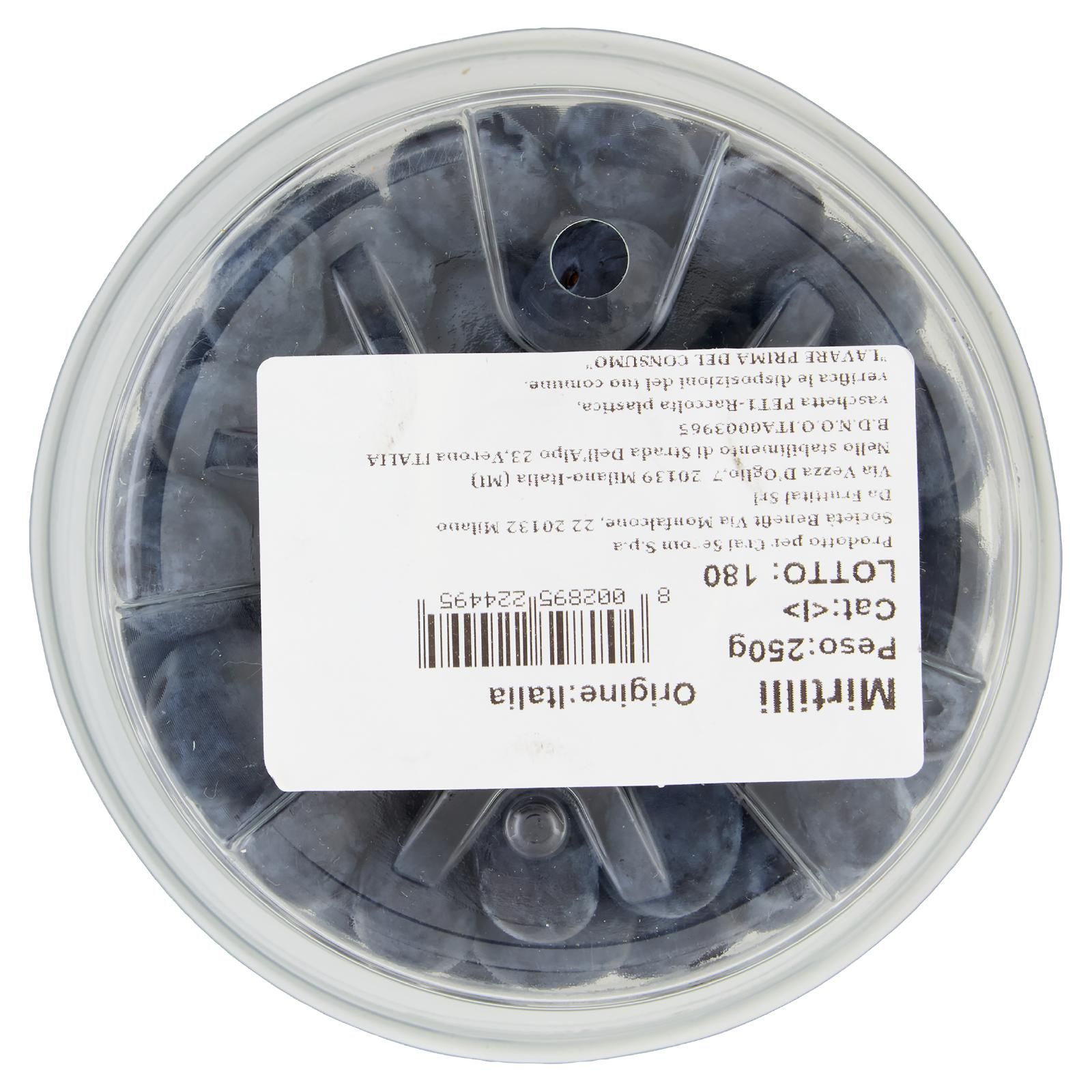 Crai frutta Mirtilli 250 g