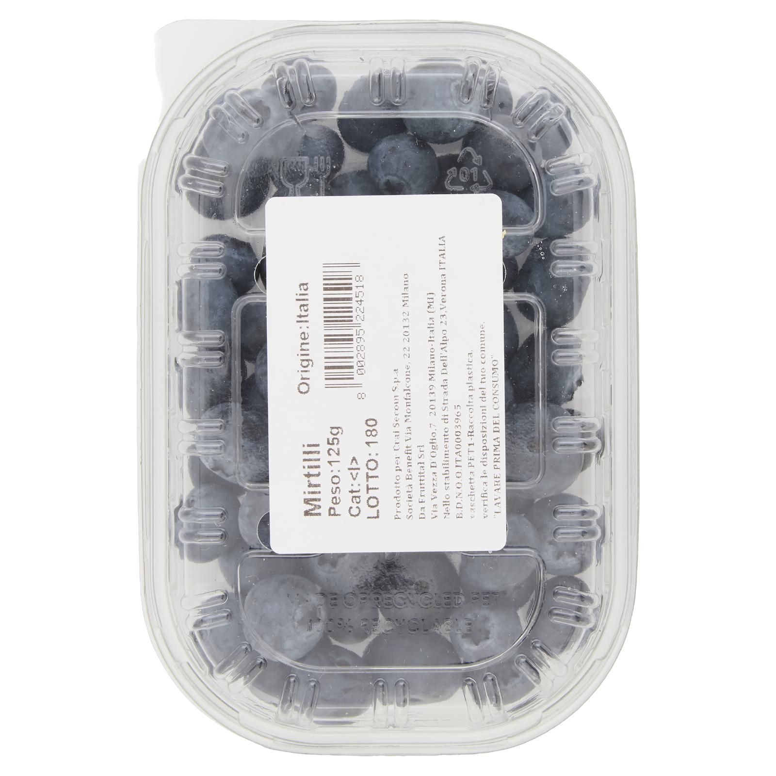 Crai frutta Mirtilli 125 g
