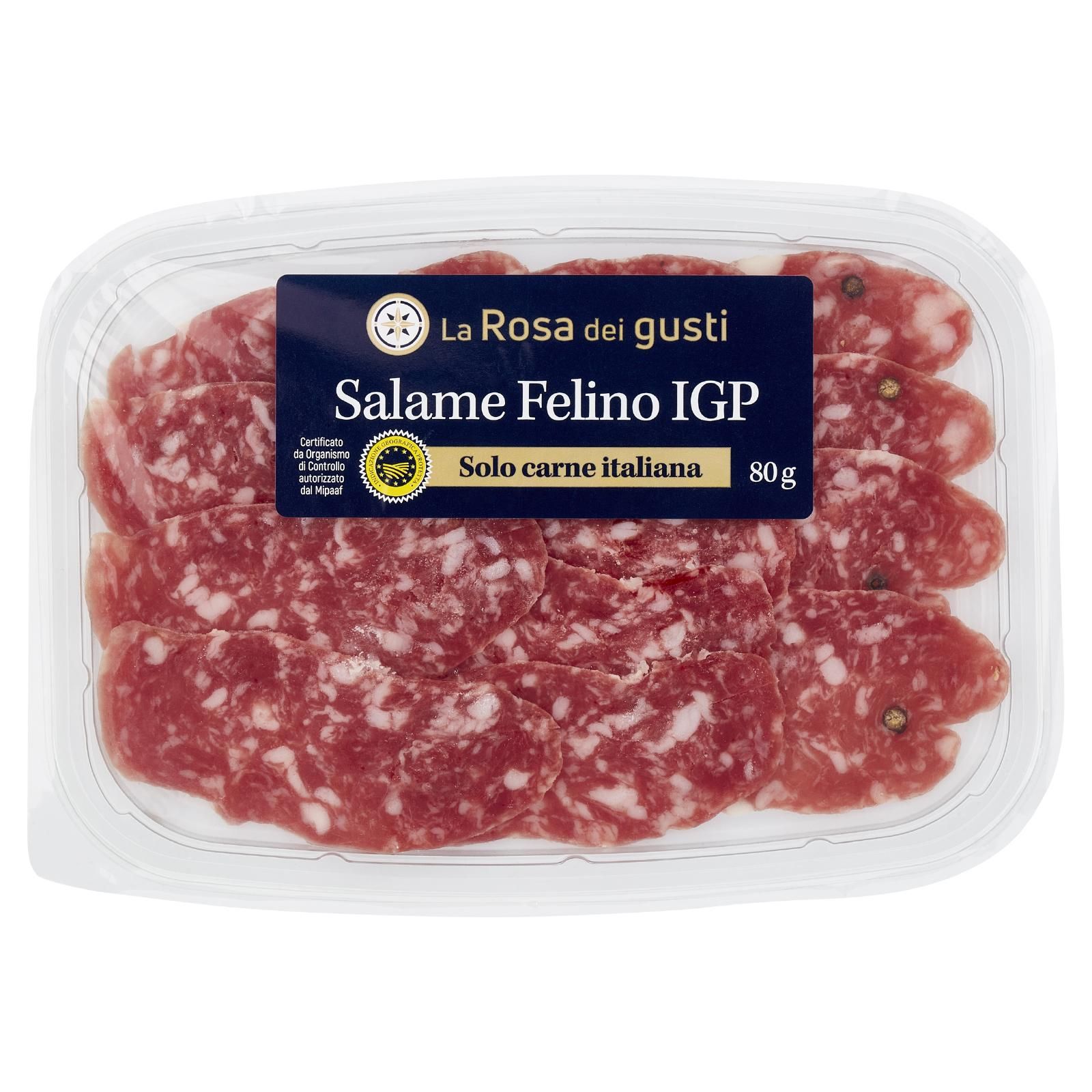 La Rosa dei gusti Salame Felino IGP 80 g