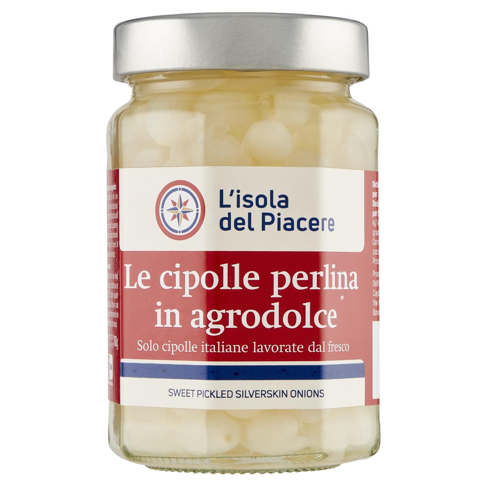 L'isola del Piacere le cipolle perlina in agrodolce 290 g