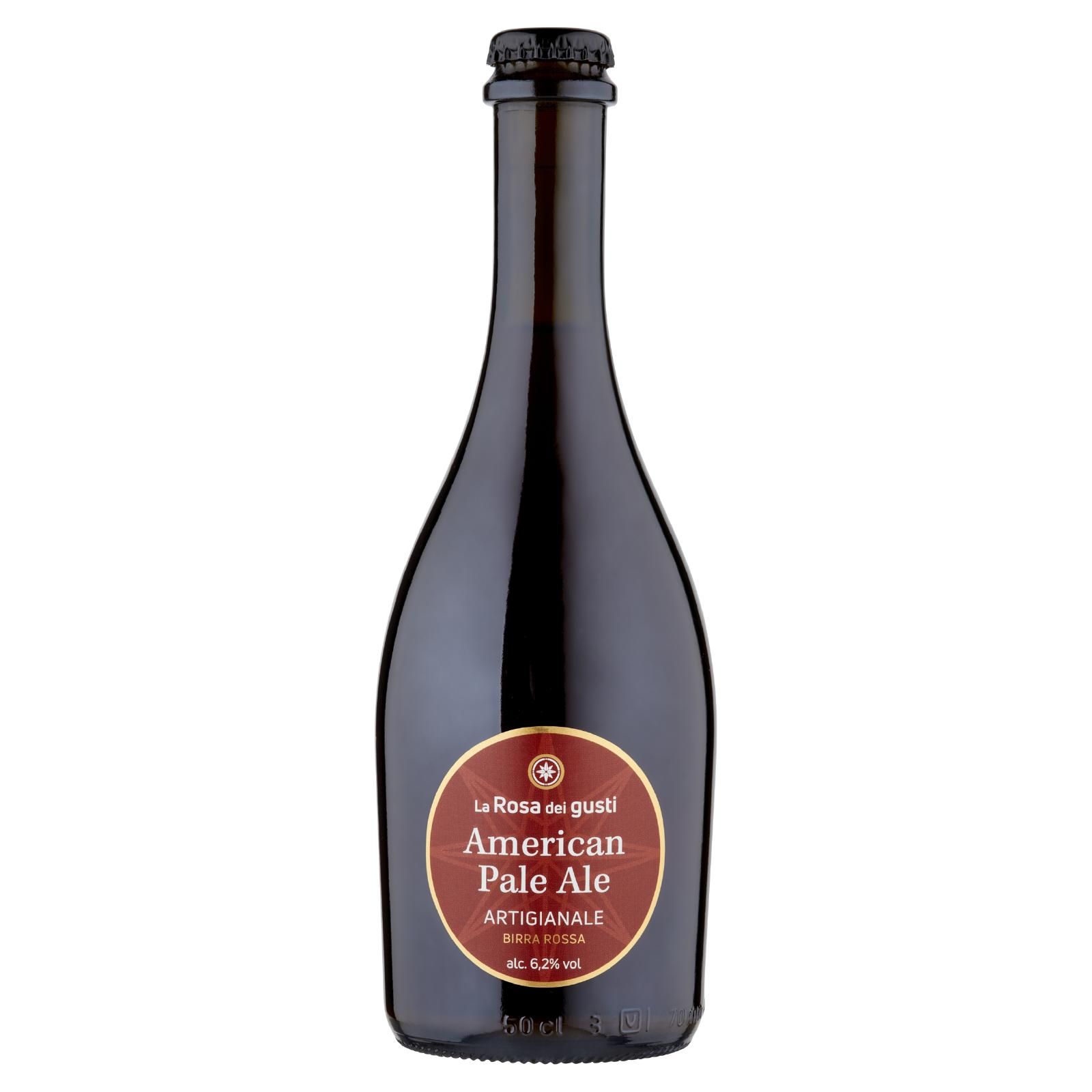 La Rosa dei gusti American Pale Ale Birra Rossa Artigianale 50 cl