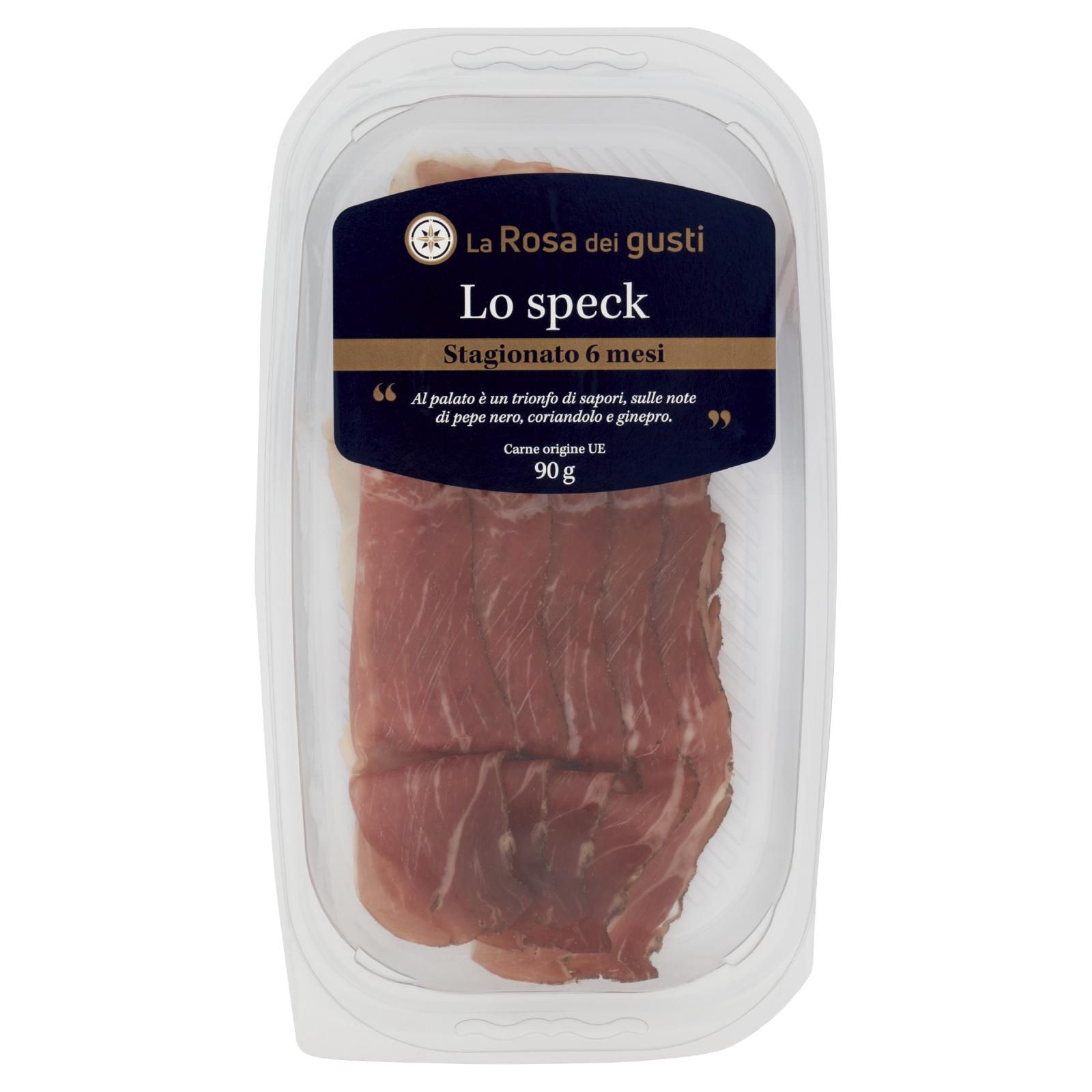 La Rosa dei gusti lo speck Stagionato 6 mesi 90 g