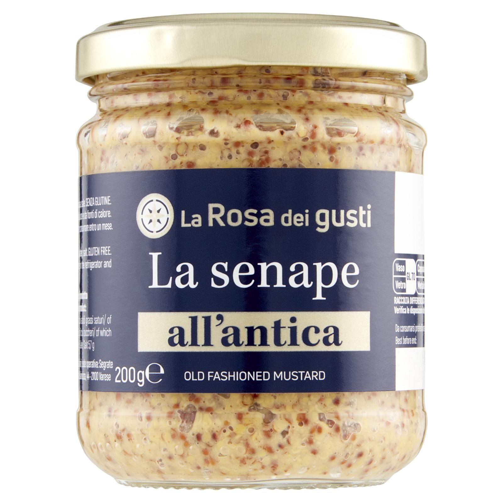 La Rosa dei gusti la senape all'antica 200 g