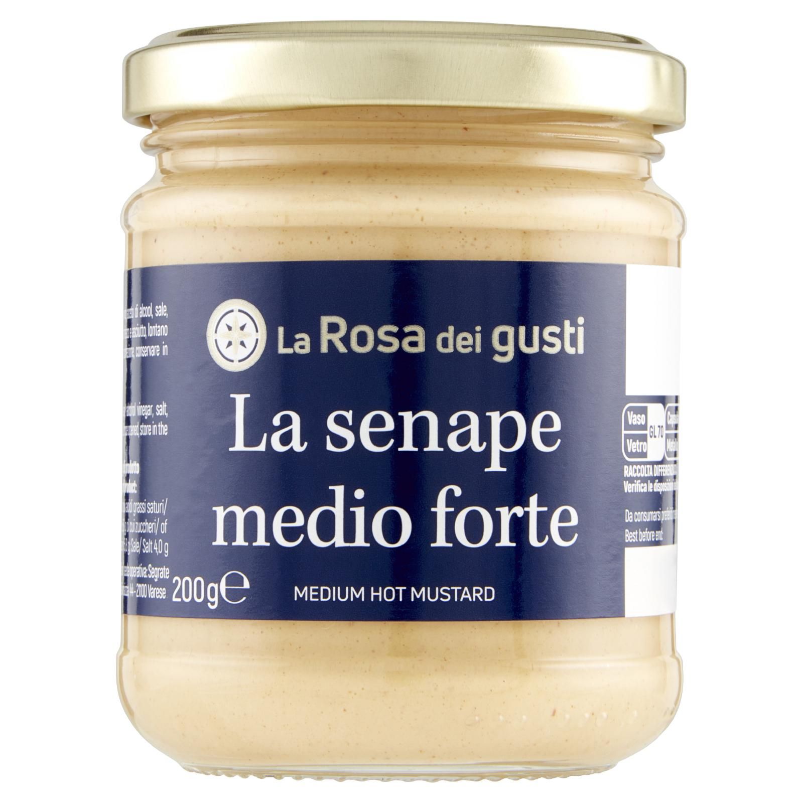 La Rosa dei gusti la senape medio forte 200 g