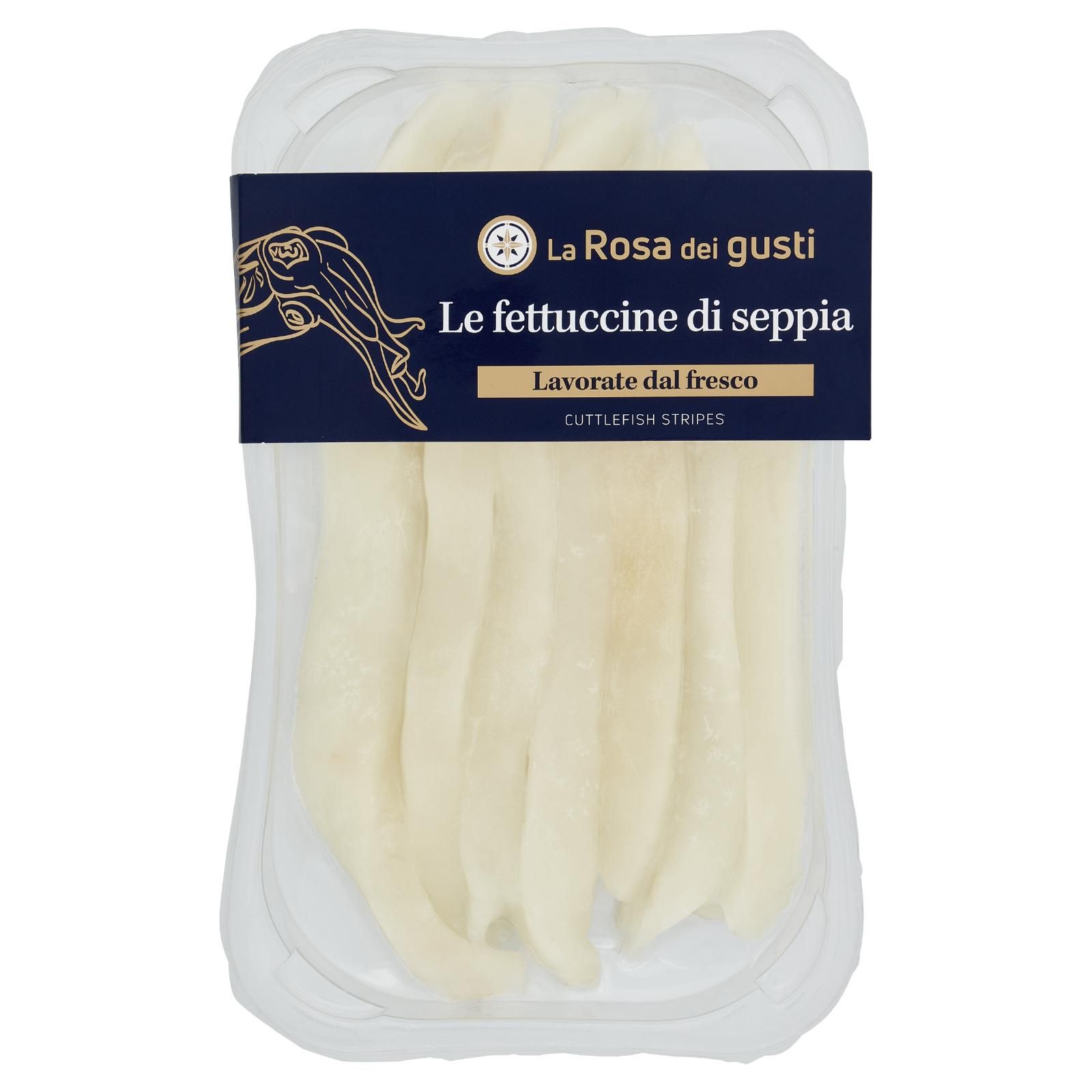 La Rosa dei gusti le fettuccine di seppia 180 g