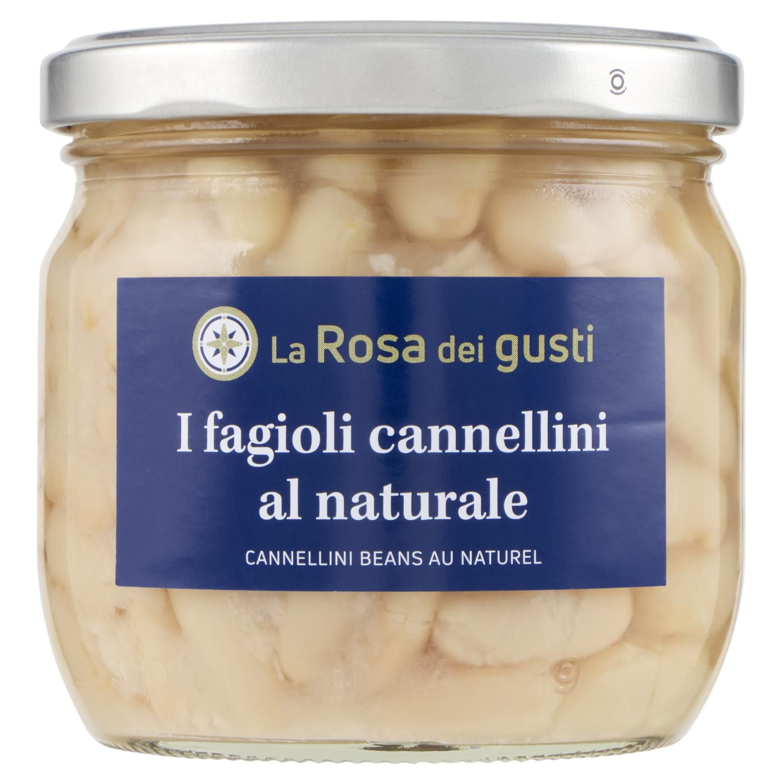 La Rosa dei gusti I fagioli cannellini al naturale 350 g