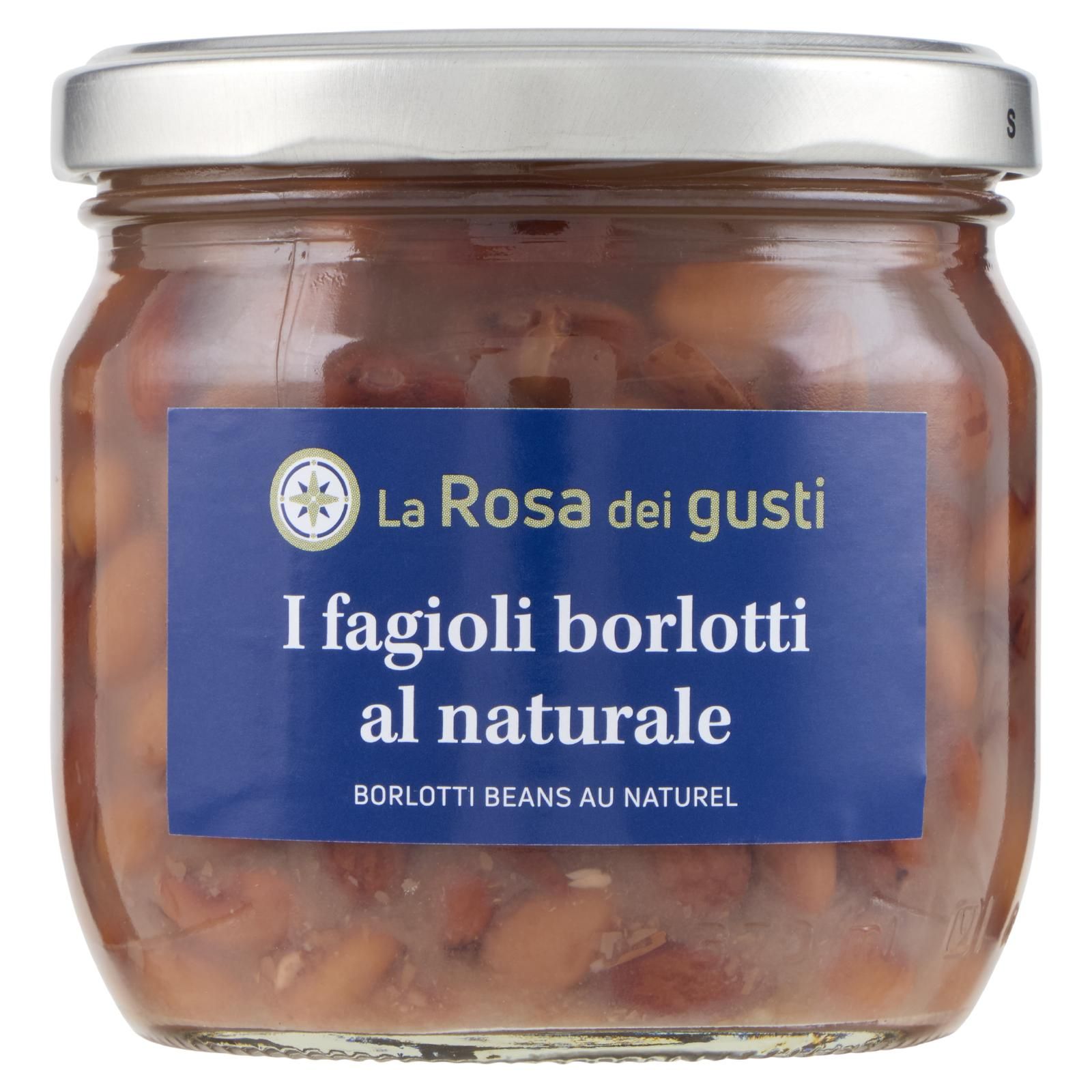 La Rosa dei gusti I fagioli borlotti al naturale 350 g