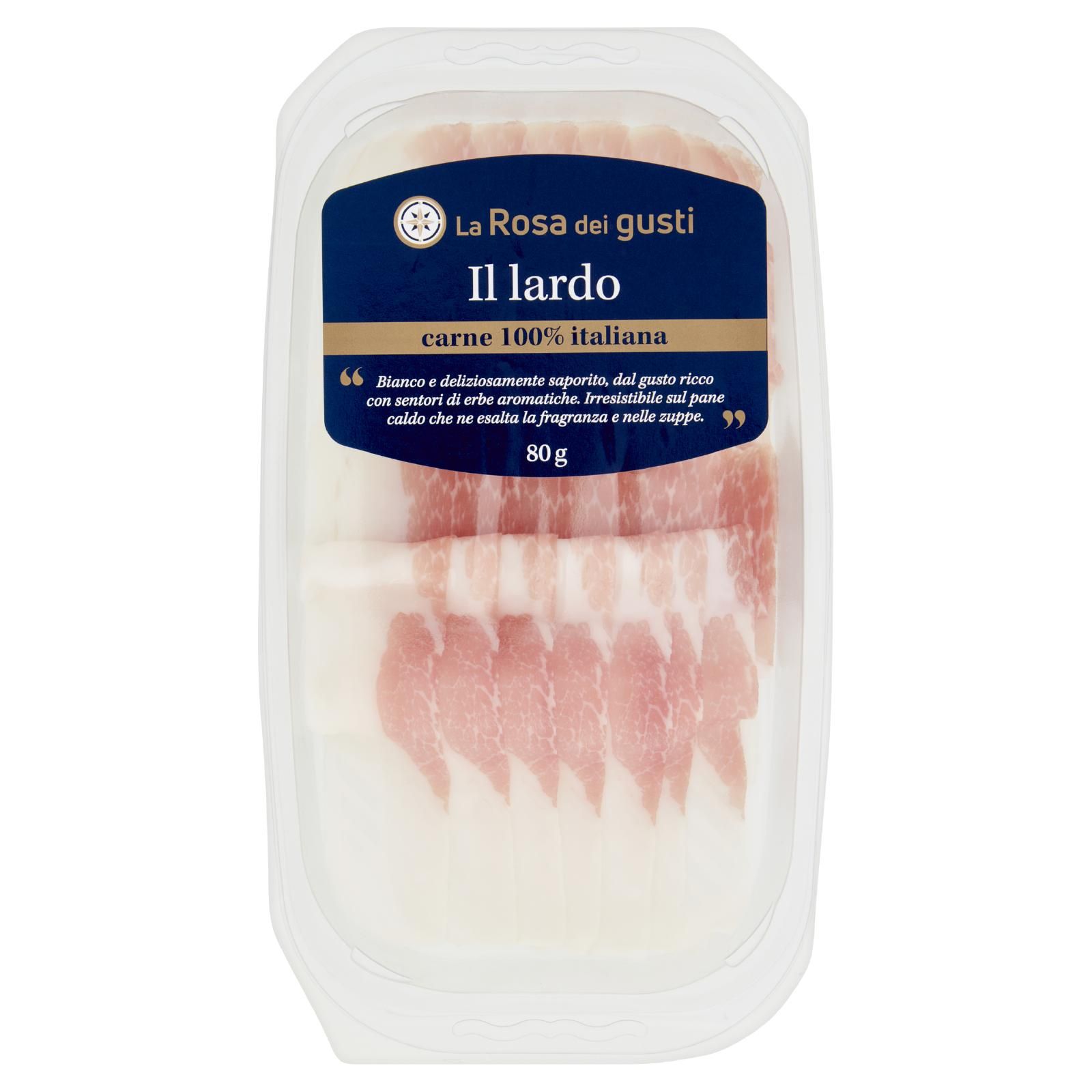 La Rosa dei gusti Il lardo 80 g