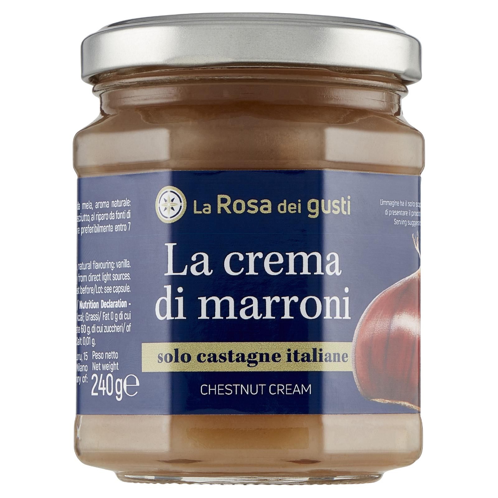 La Rosa dei gusti la crema di marroni 240 g